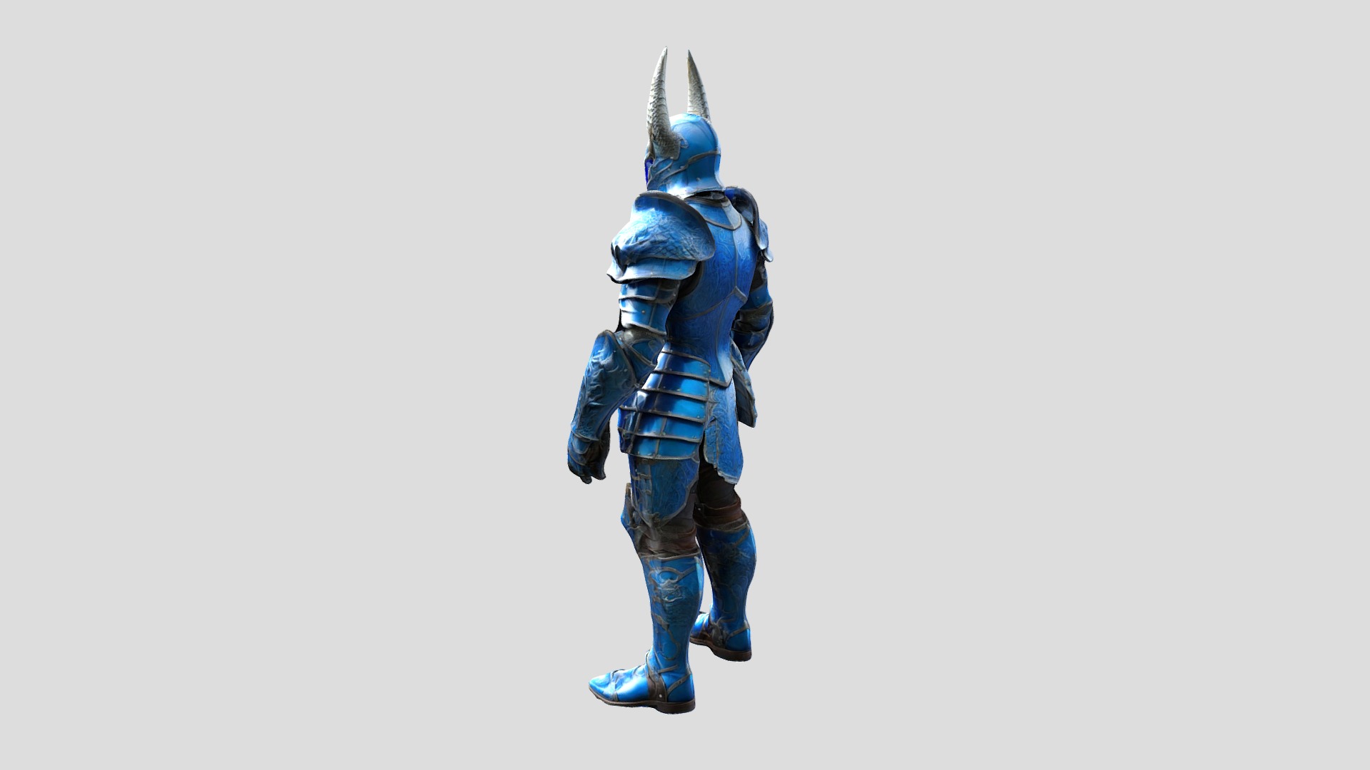 Rigged Knight Character Low-poly 3D model_5