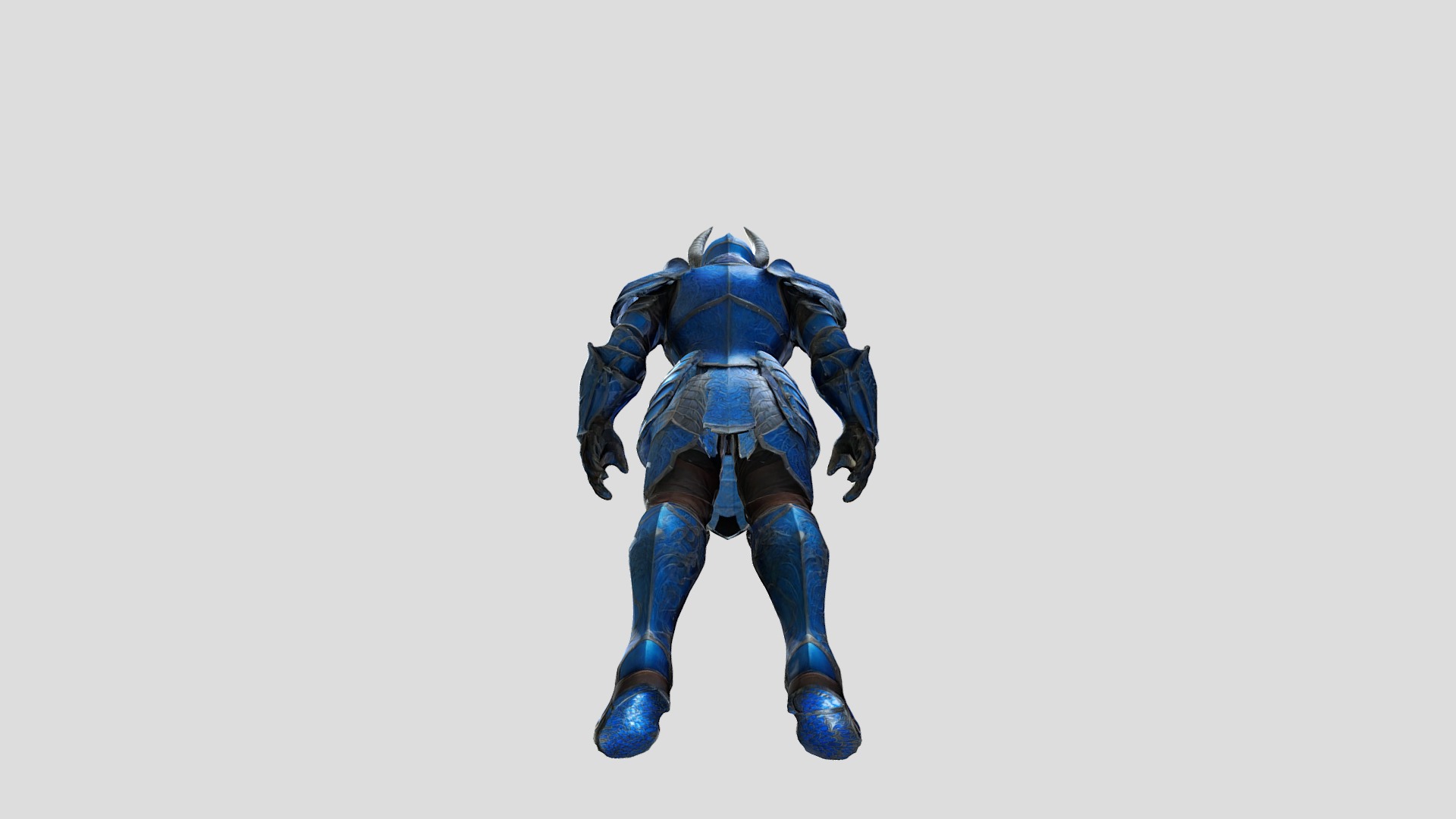 Rigged Knight Character Low-poly 3D model_10