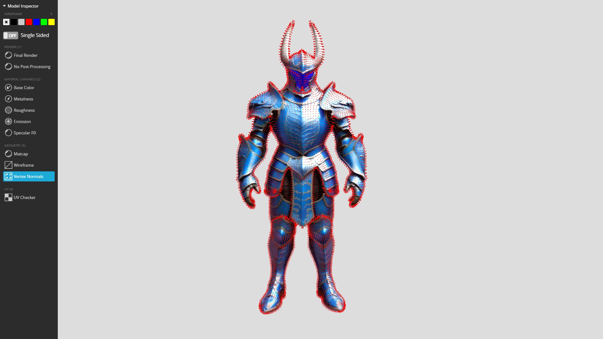 Rigged Knight Character Low-poly 3D model_13