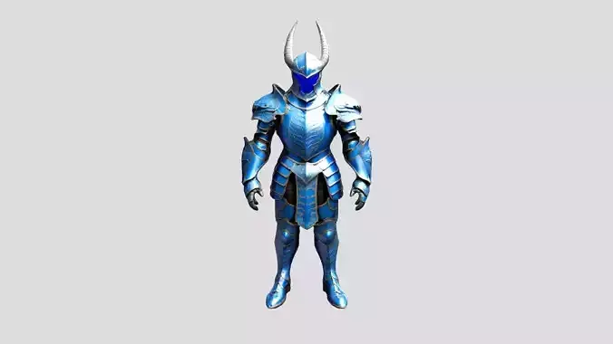 Rigged Knight Character