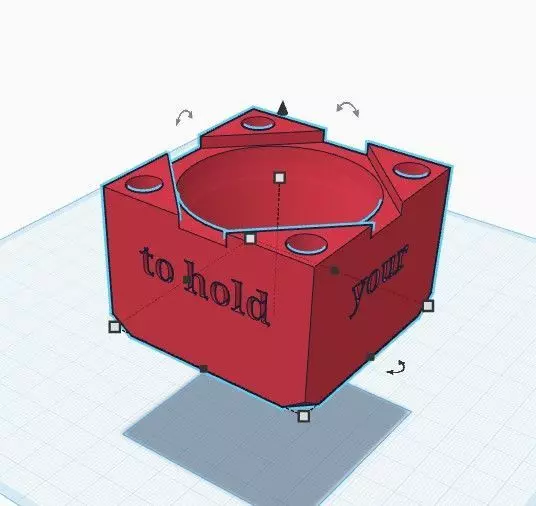 Paint Holder with use with egg carton inserts 3D print model_0