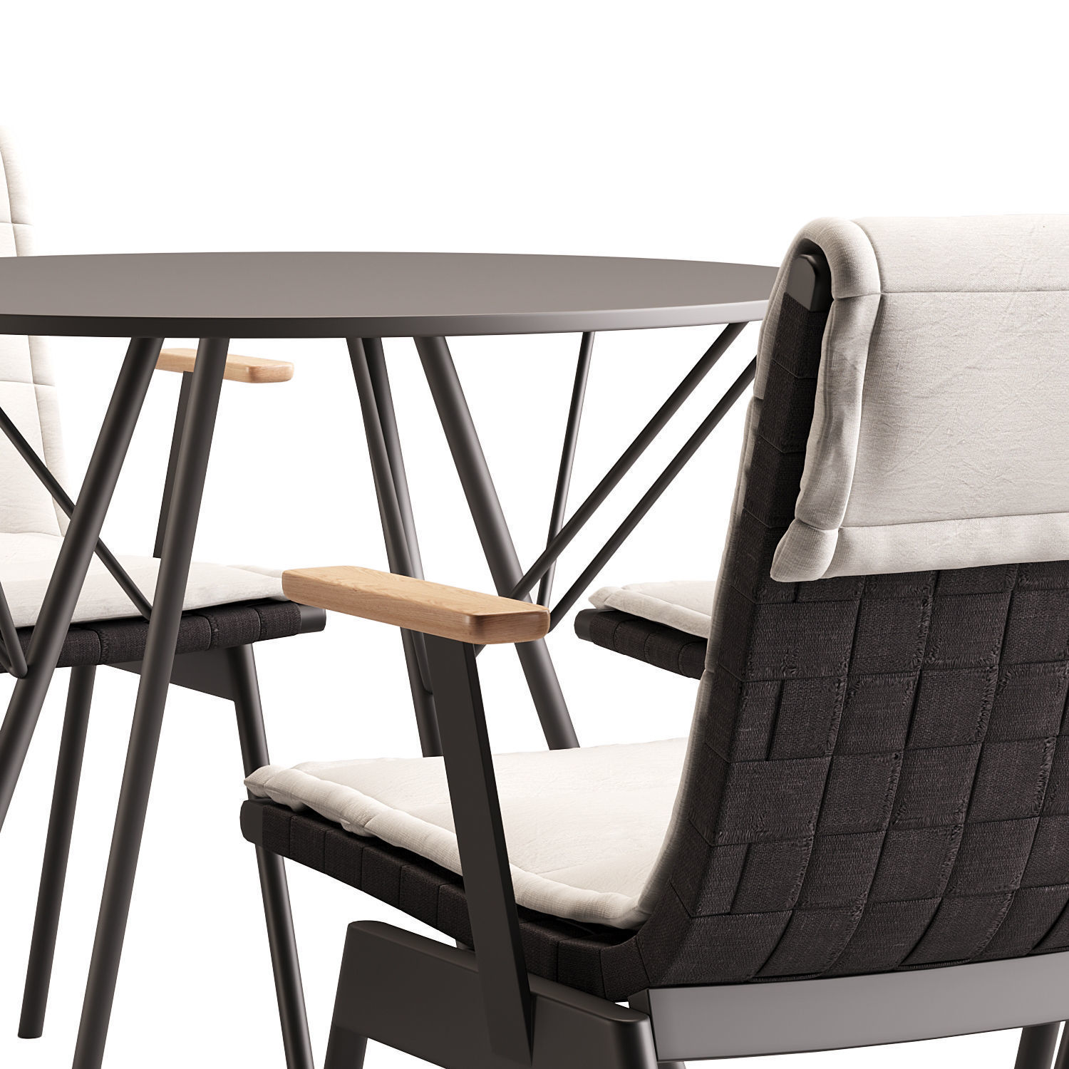 Dining Set 8 3D model_1