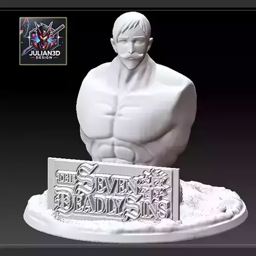 Escanor bust  3D print model