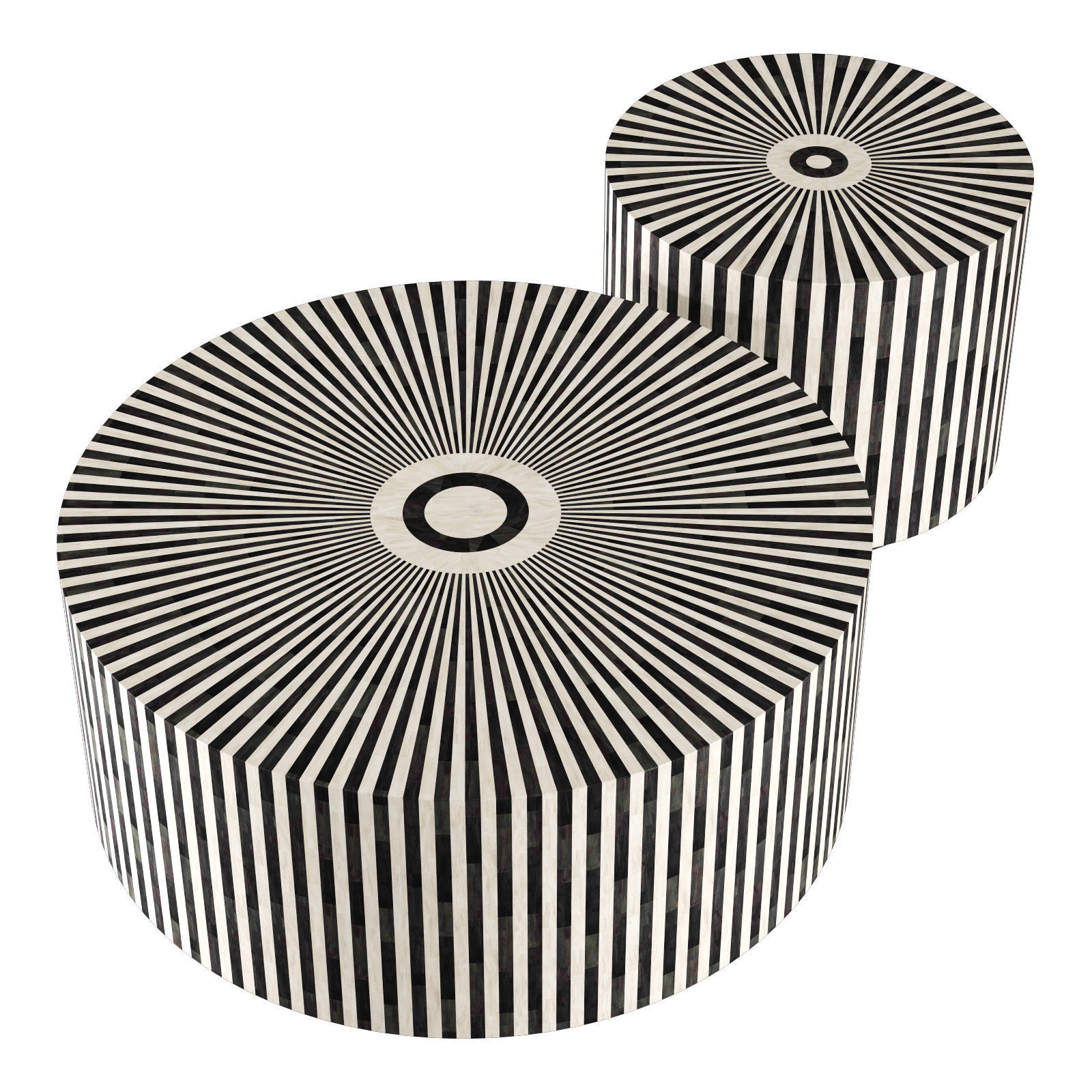 Kare electra coffee tables 3D model_5