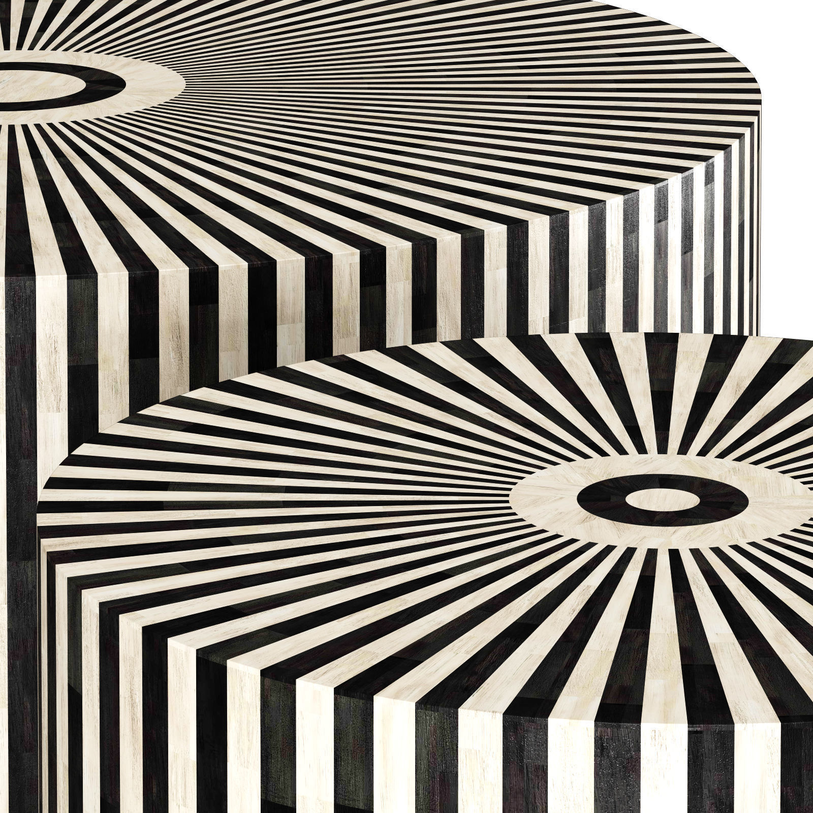 Kare electra coffee tables 3D model_4