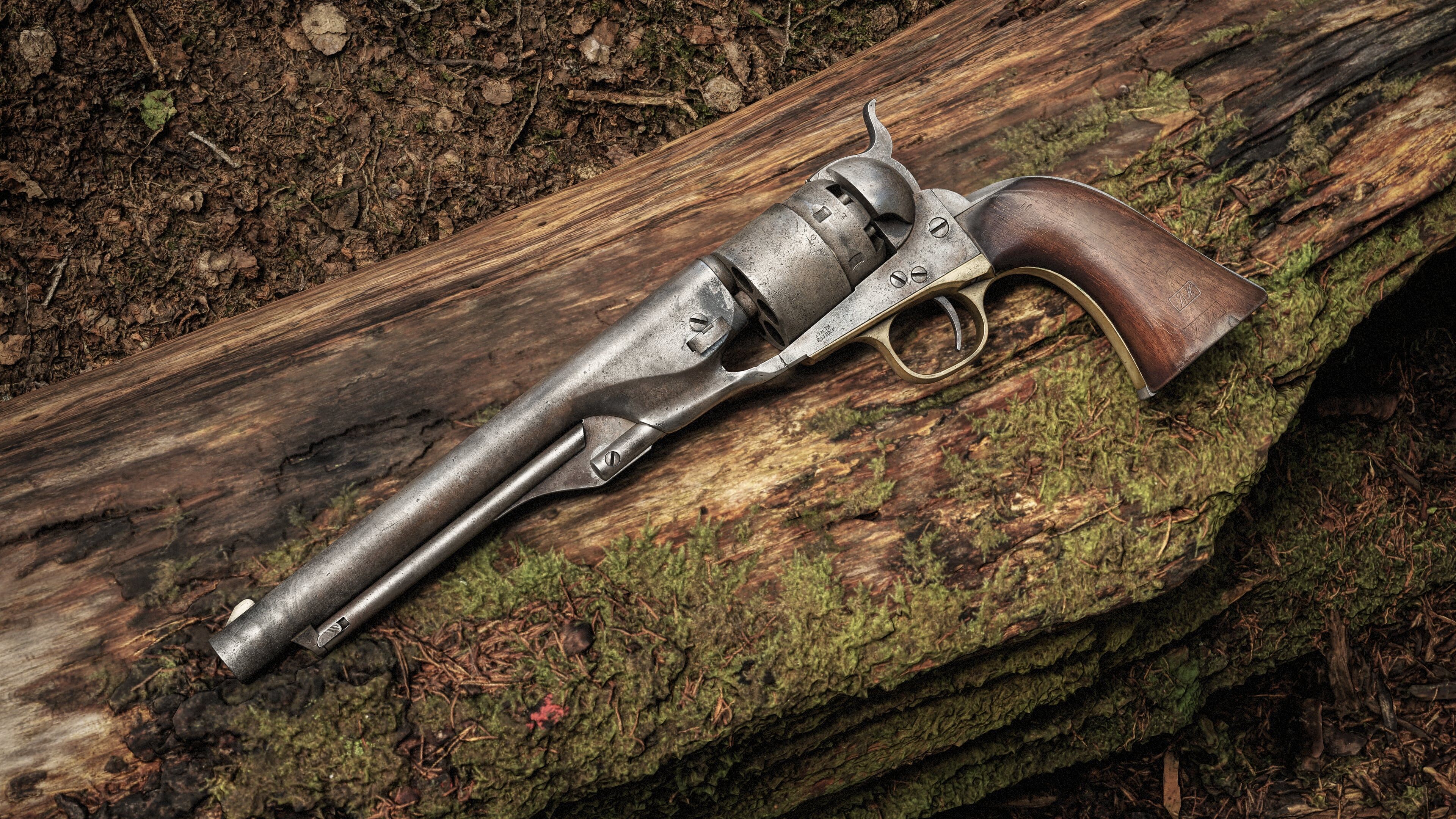 Colt 1860 Army Revolver Low-poly 3D model_11