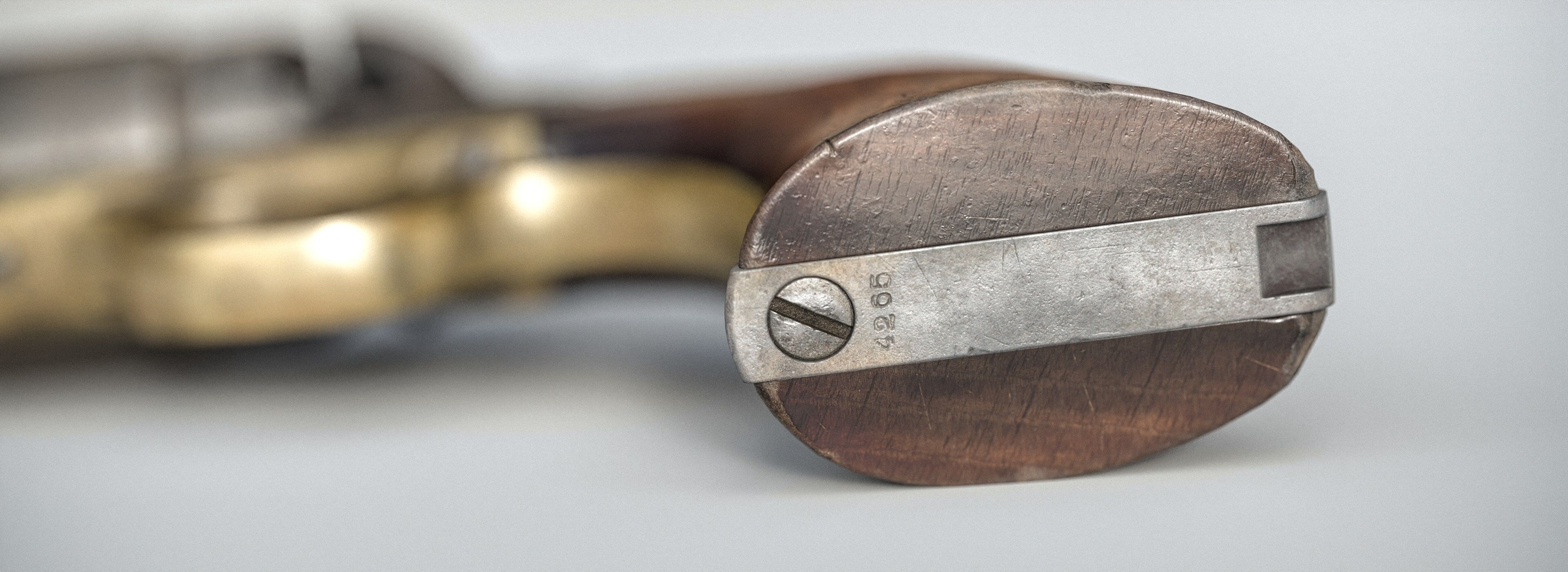 Colt 1860 Army Revolver Low-poly 3D model_6