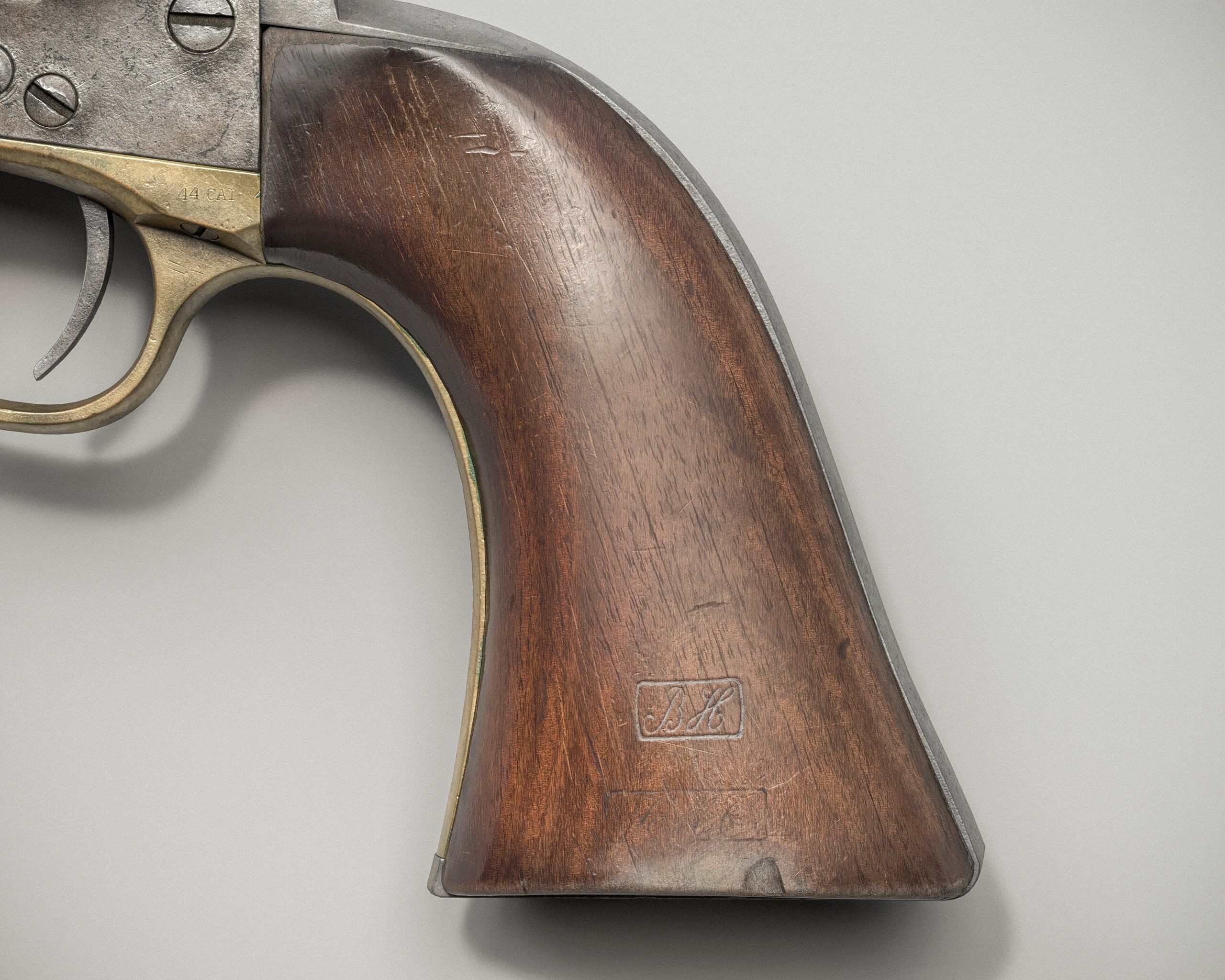 Colt 1860 Army Revolver Low-poly 3D model_5