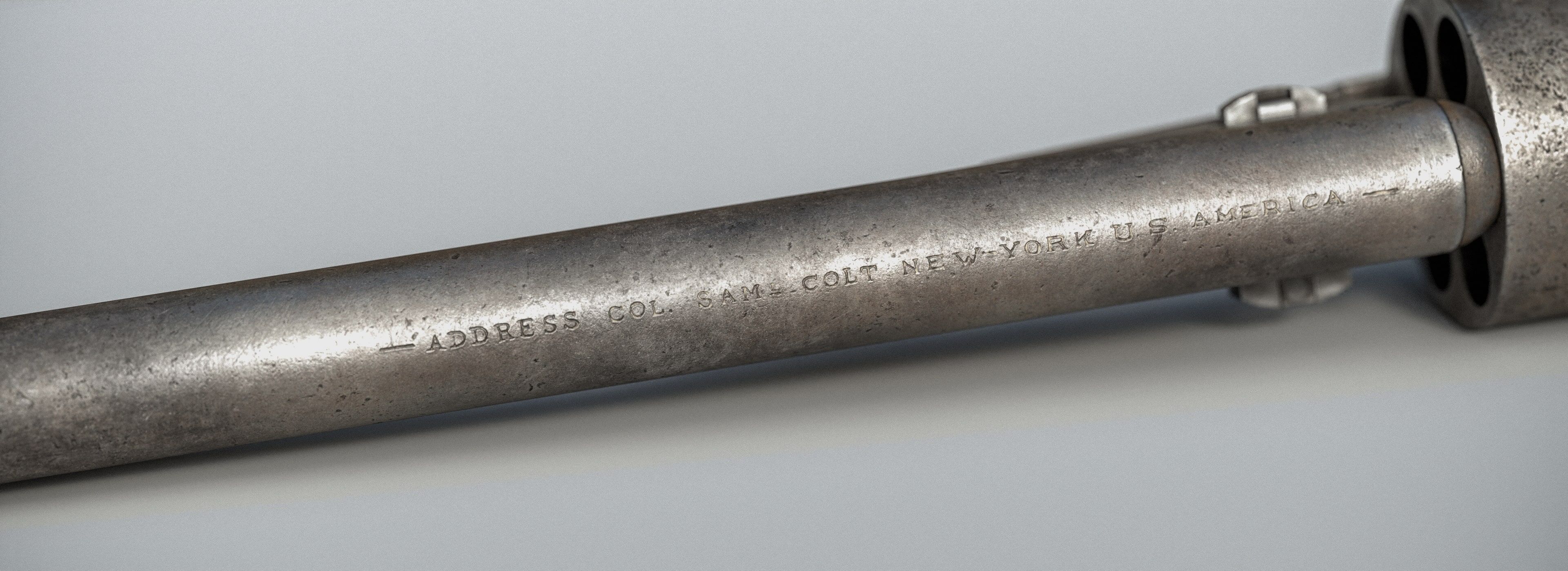 Colt 1860 Army Revolver Low-poly 3D model_9