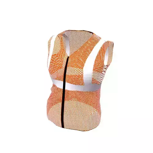 Safety Jacket Low Poly Low-poly 3D model
