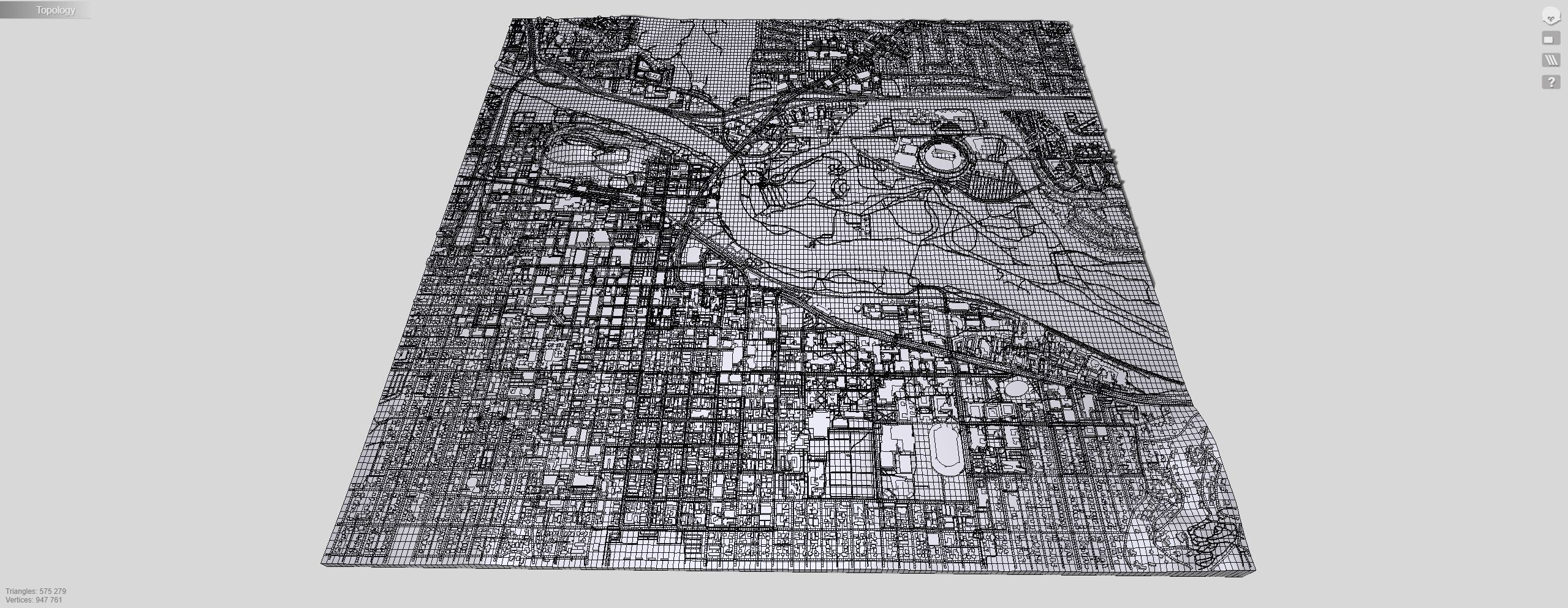 Cityscape Eugene Oregon USA 3D model_16