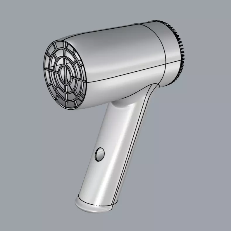 Hairdryer 3D model