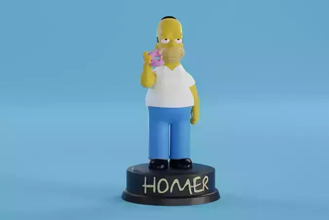 Iconic Homer 3D print model