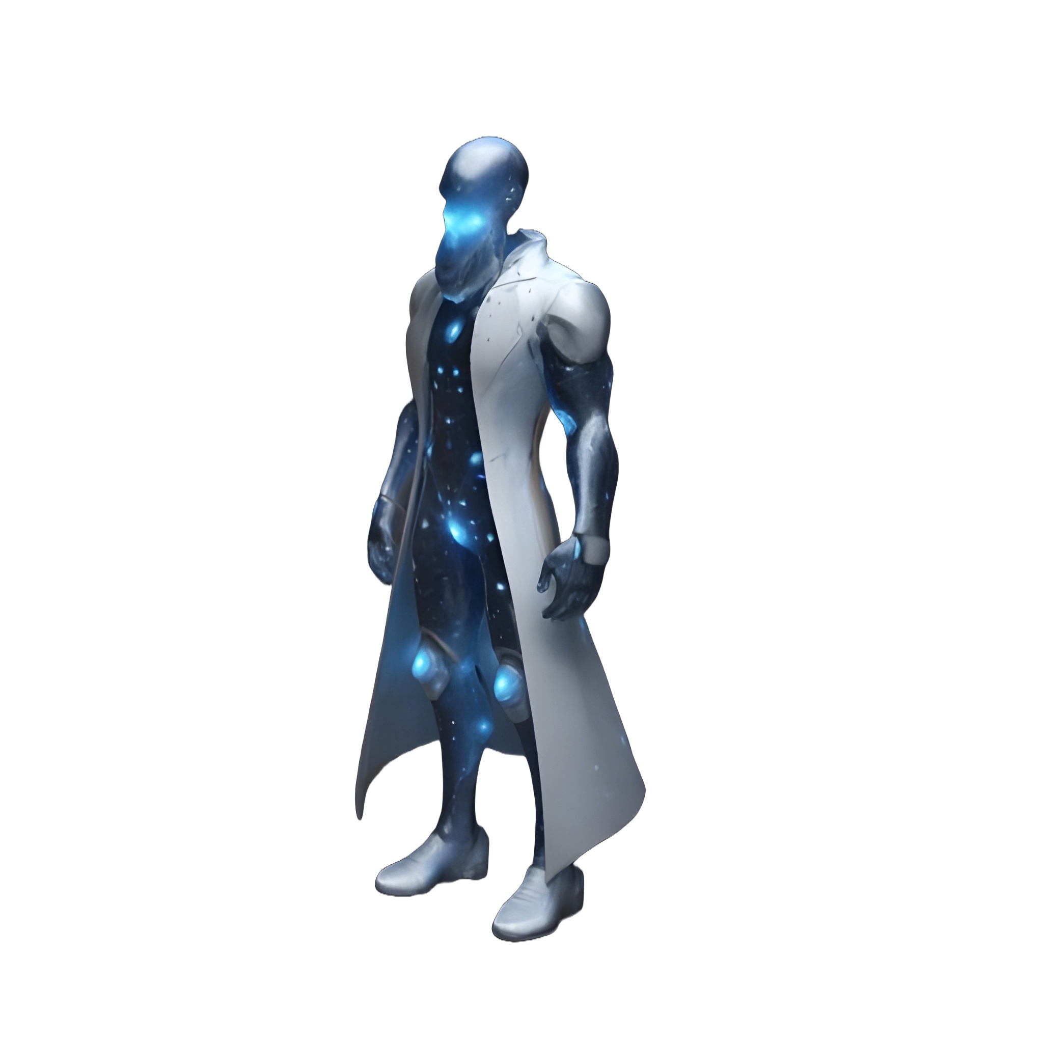 Futuristic Robot Character Pack 3D print model_1