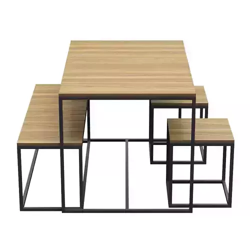 Alois Garden Set 3D model