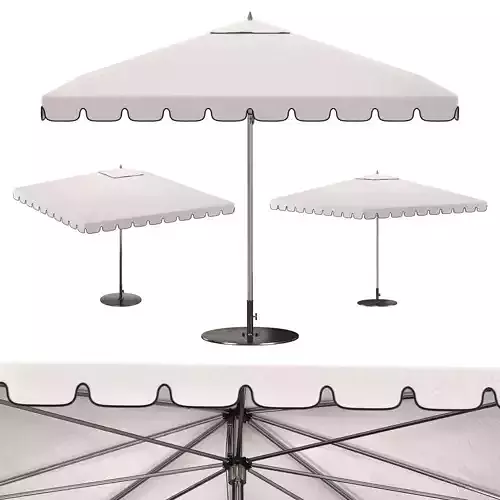 Tuuci Ocean Master Classical Roman Valance Umbrella 3D model