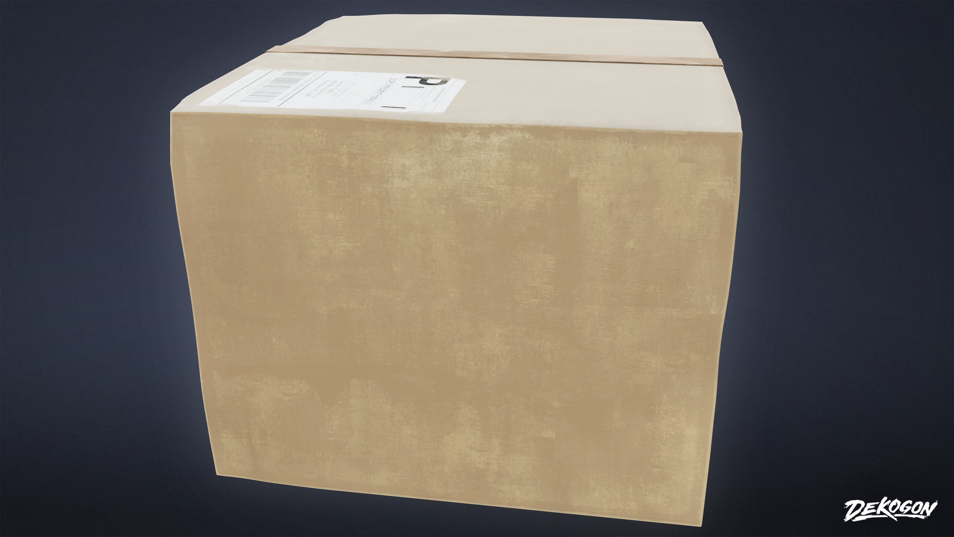 JOBSITE - Shipping Boxes 01 - LOW POLY AND NANITE Low-poly 3D model_5