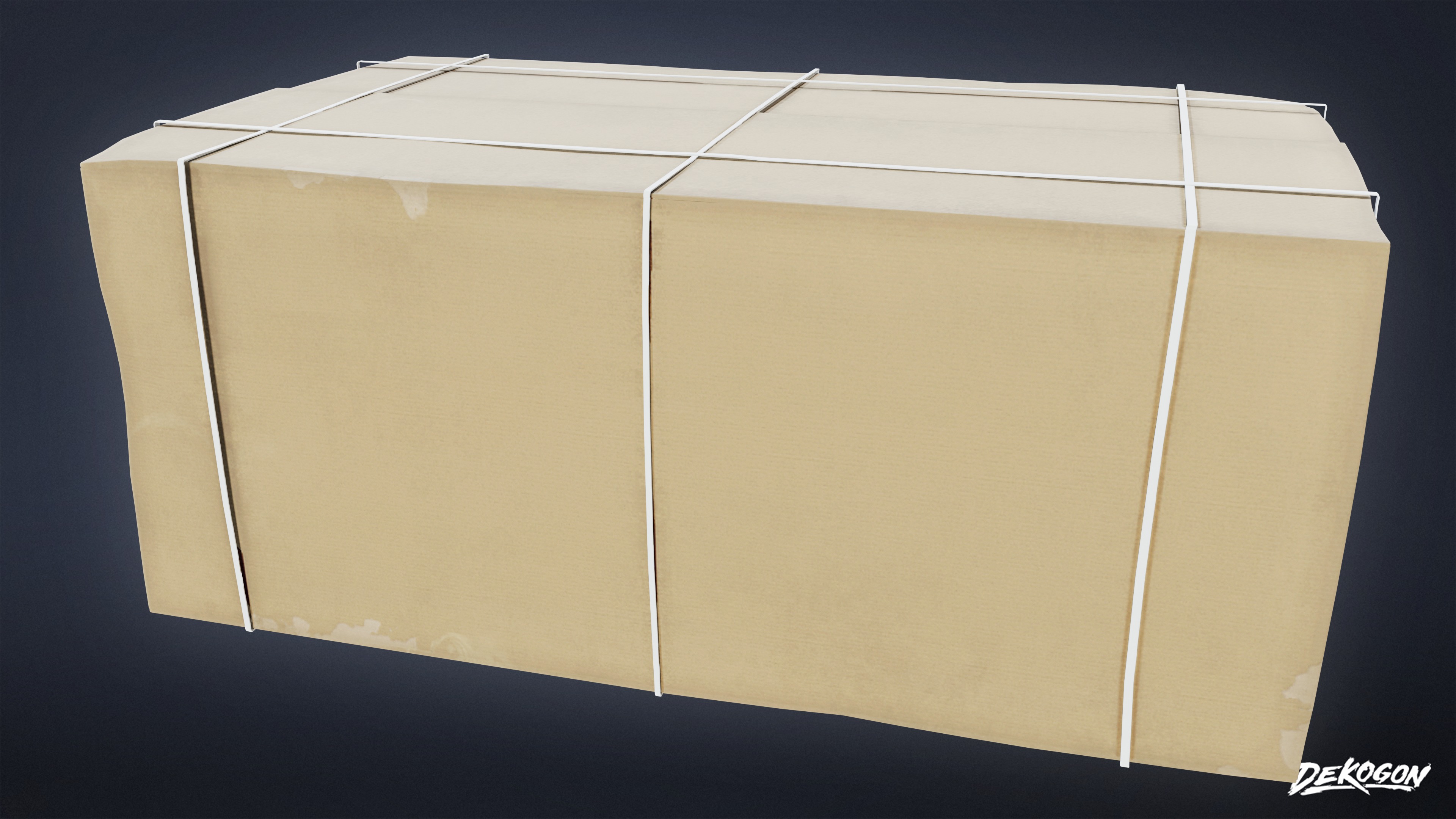 JOBSITE - Shipping Boxes 01 - LOW POLY AND NANITE Low-poly 3D model_4