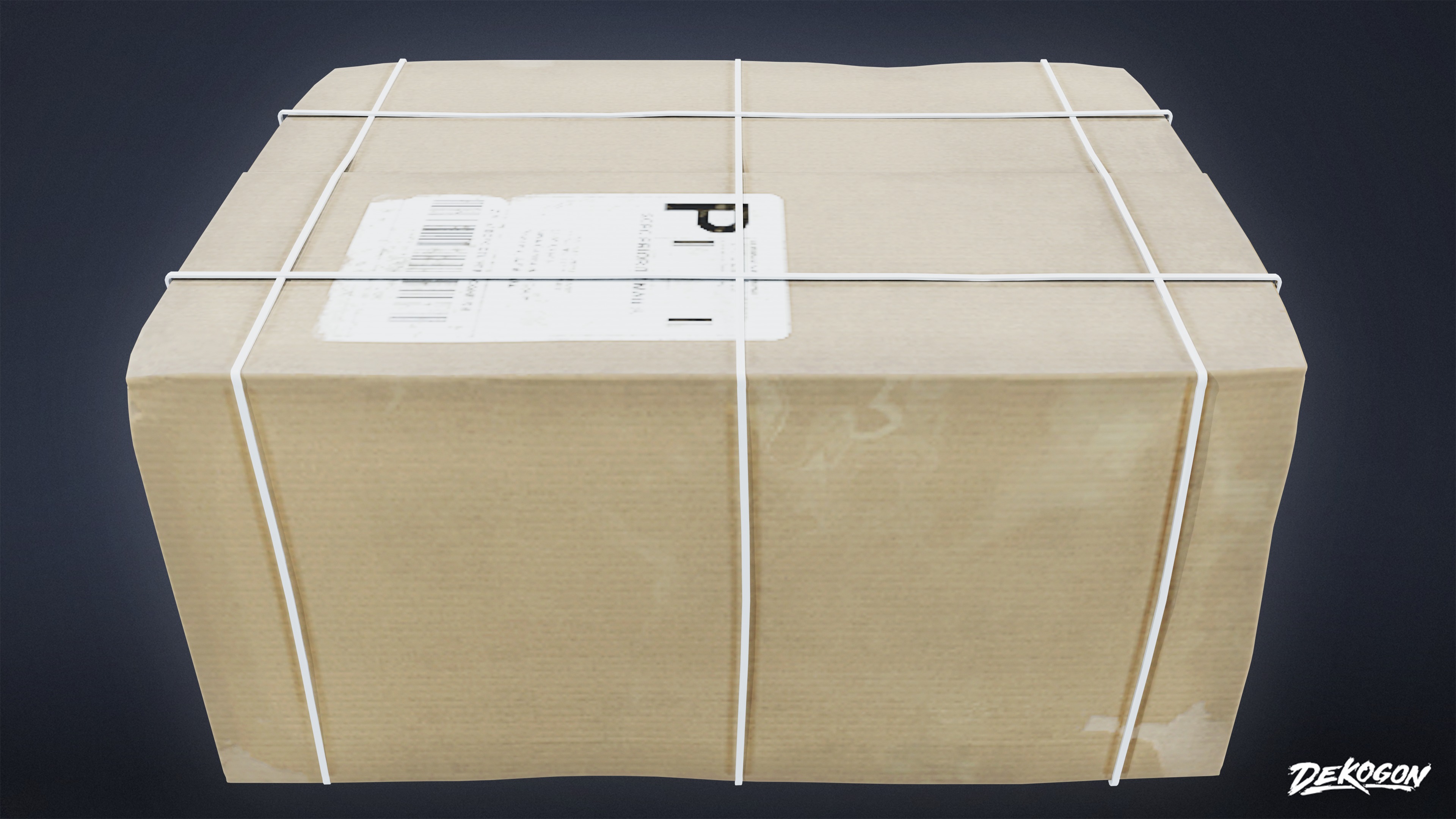 JOBSITE - Shipping Boxes 01 - LOW POLY AND NANITE Low-poly 3D model_2