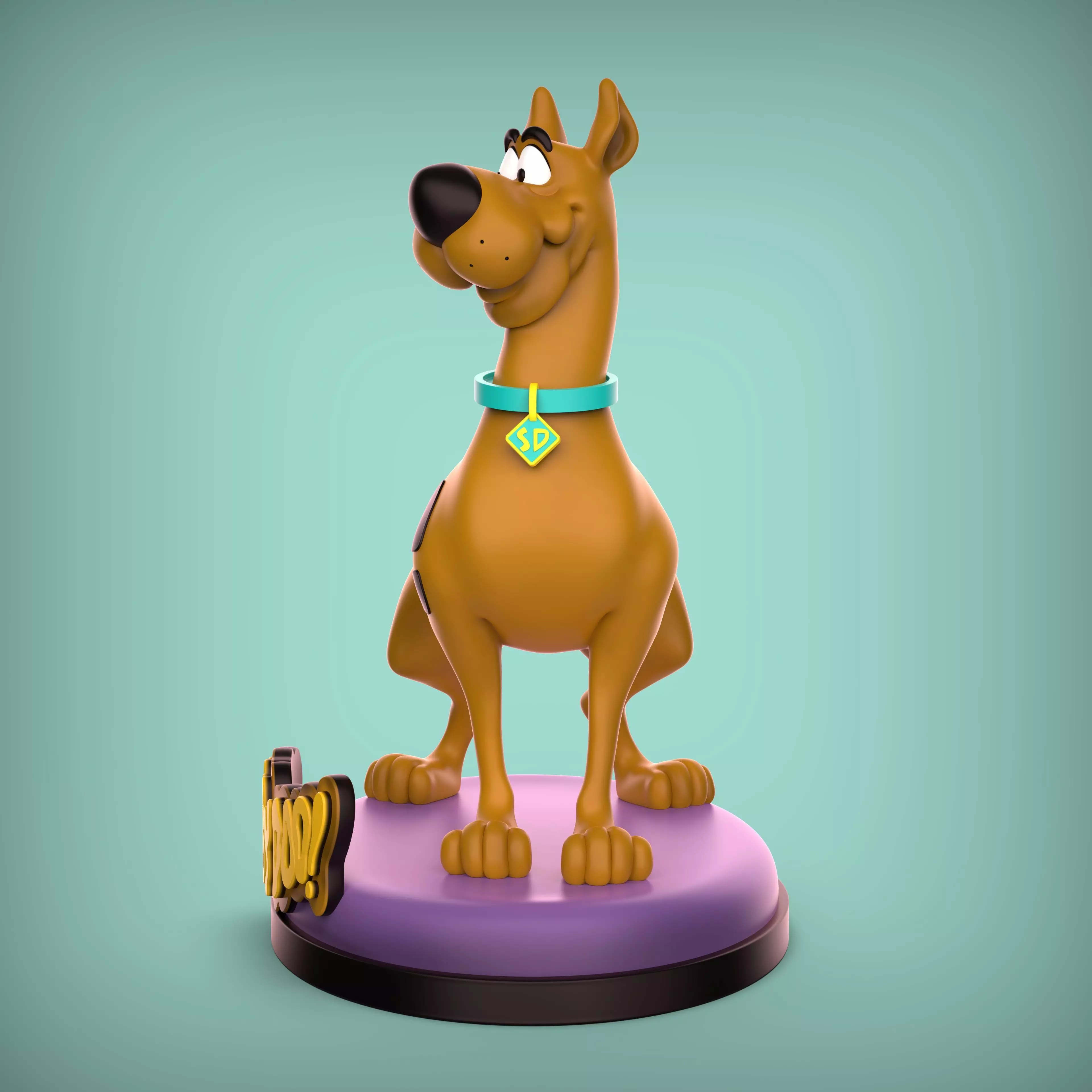 SCOOBY DOO 3D print model_1