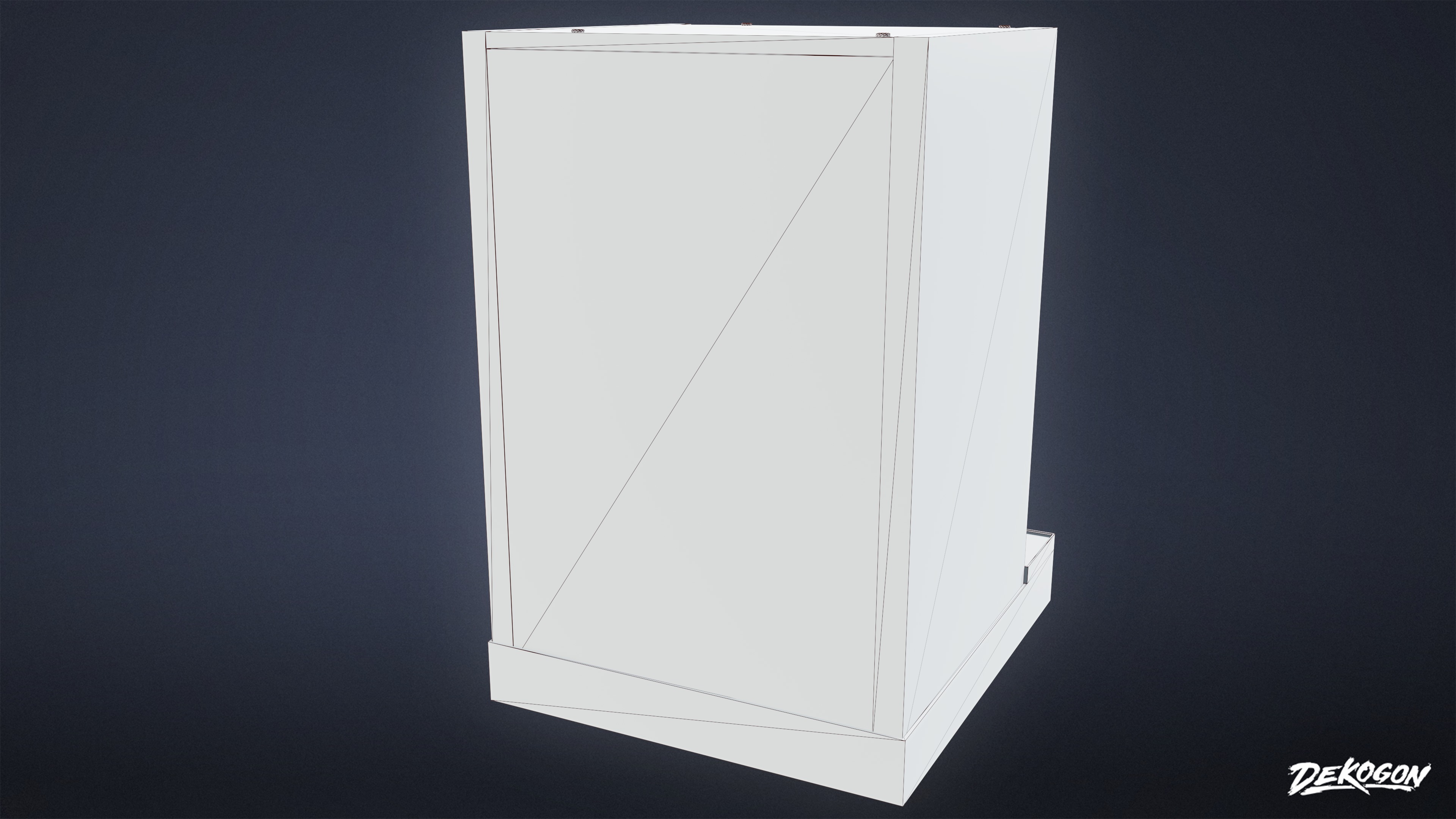 JOBSITE - Soda Machine Set 01 - LOW POLY AND NANITE Low-poly 3D model_9