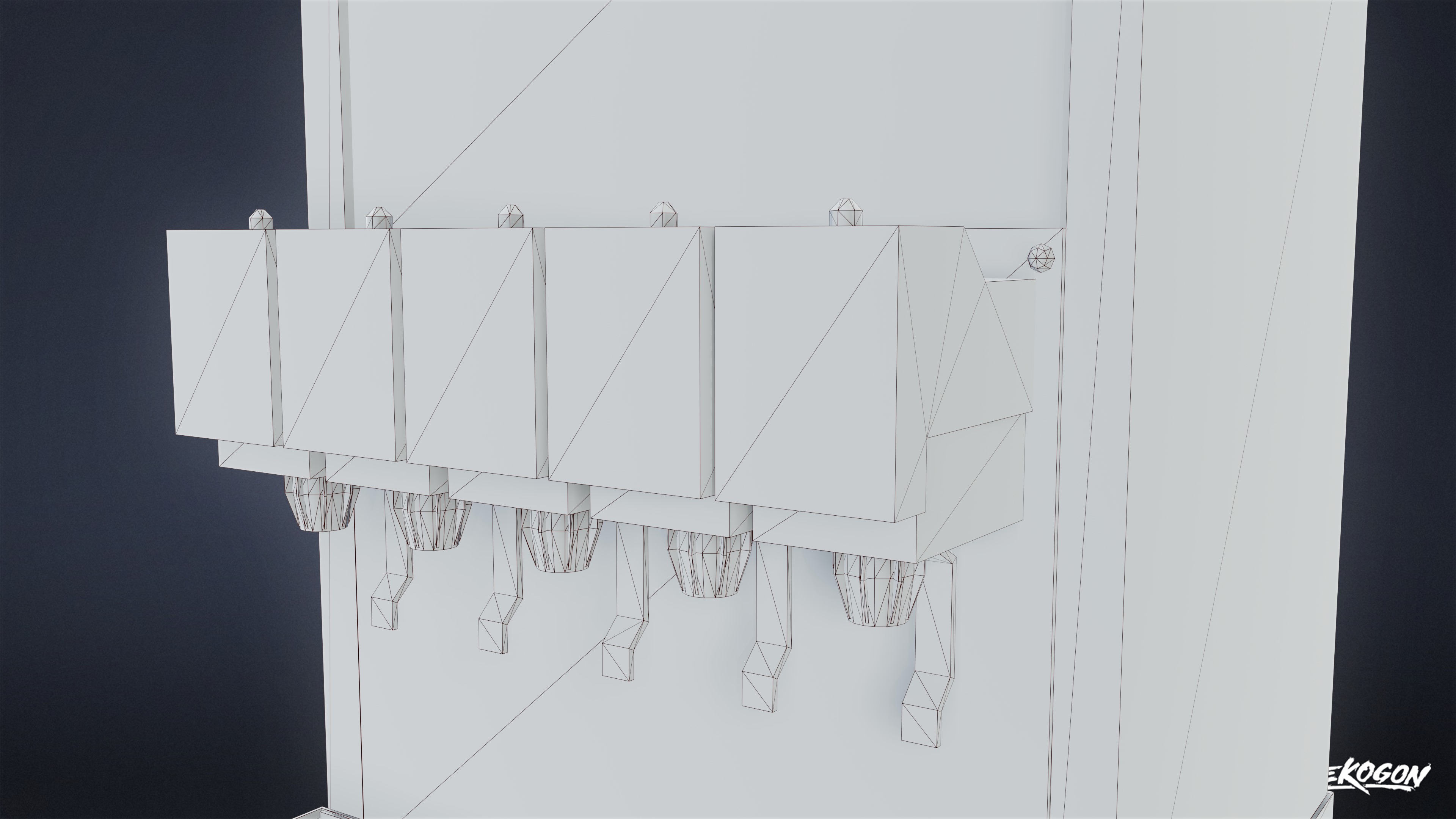 JOBSITE - Soda Machine Set 01 - LOW POLY AND NANITE Low-poly 3D model_7