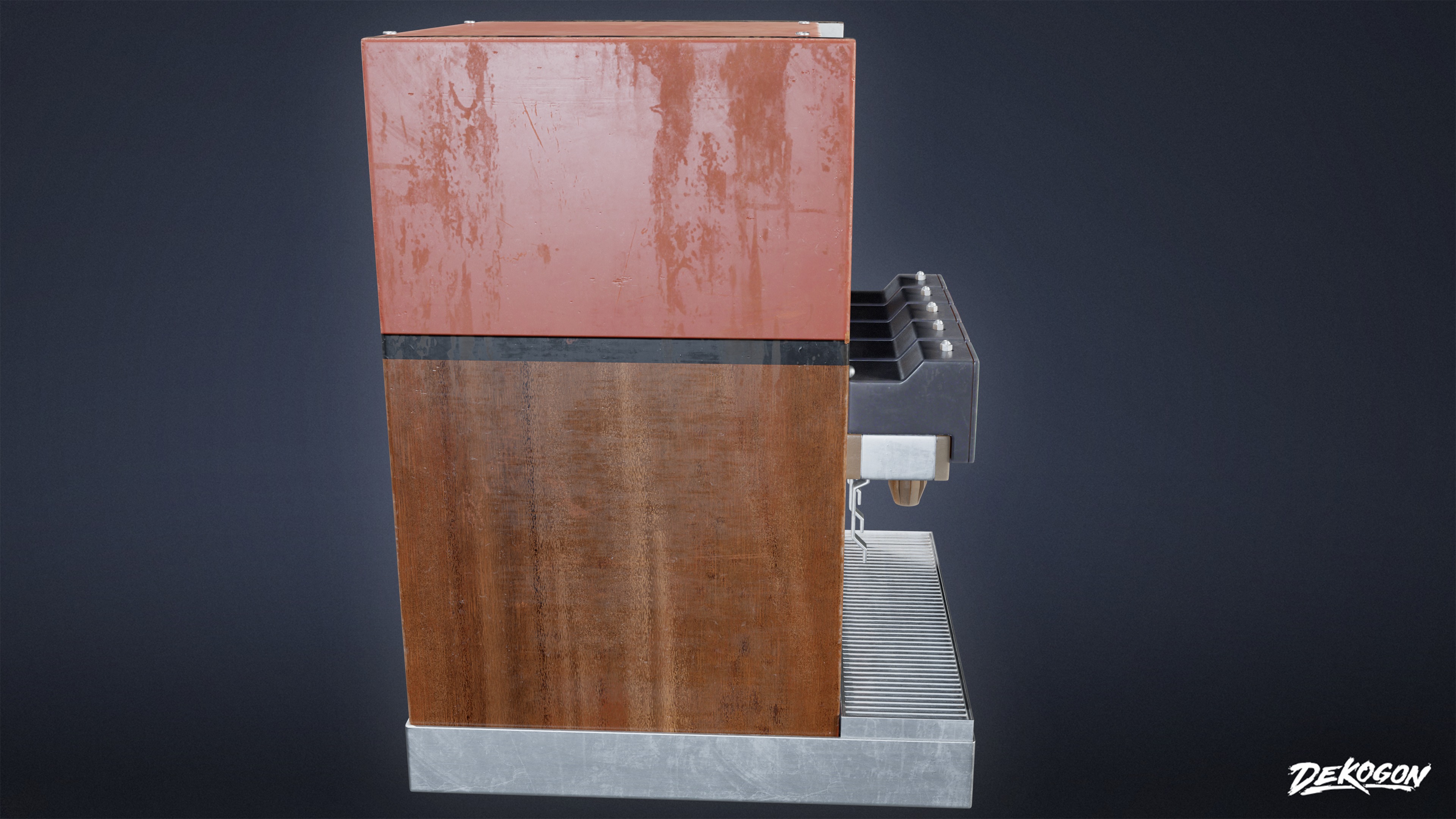 JOBSITE - Soda Machine Set 01 - LOW POLY AND NANITE Low-poly 3D model_2