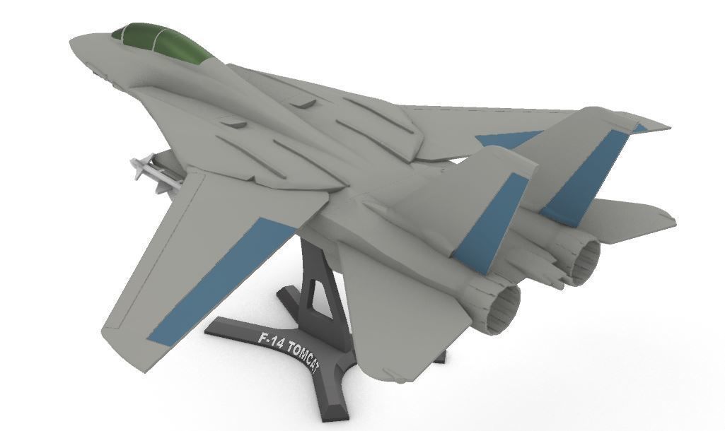 F-14 Tomcat 3D print model_4