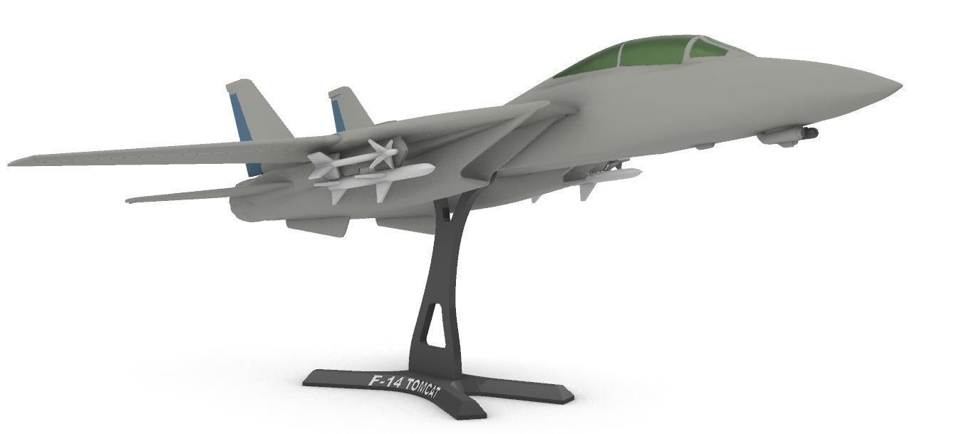 F-14 Tomcat 3D print model_6