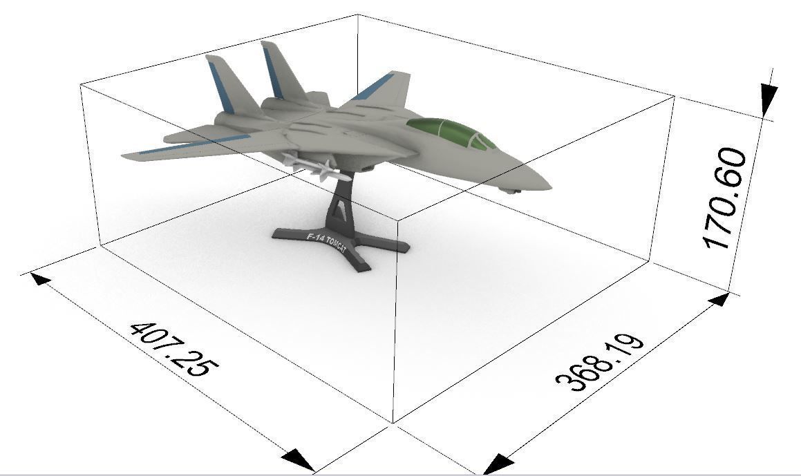 F-14 Tomcat 3D print model_1