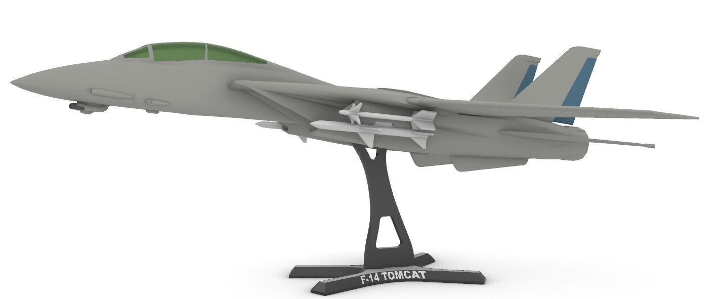 F-14 Tomcat 3D print model_3