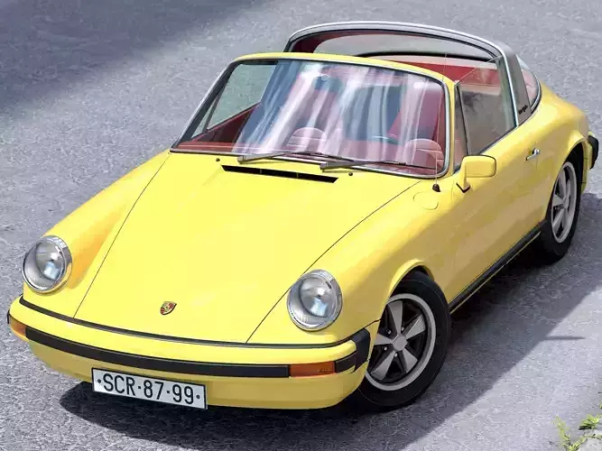 Porsche 911 Targa 1976 3D model