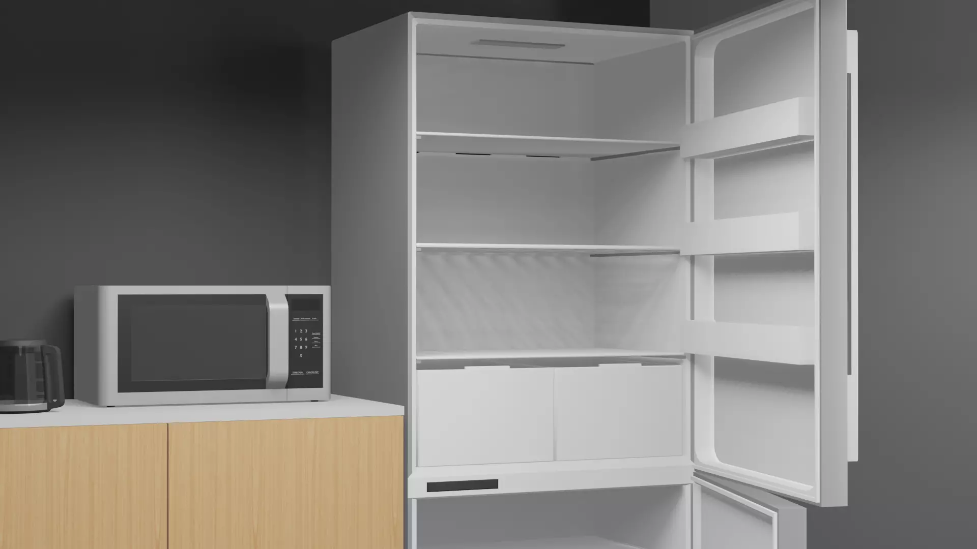 Kitchen Pack Low-poly 3D model_9