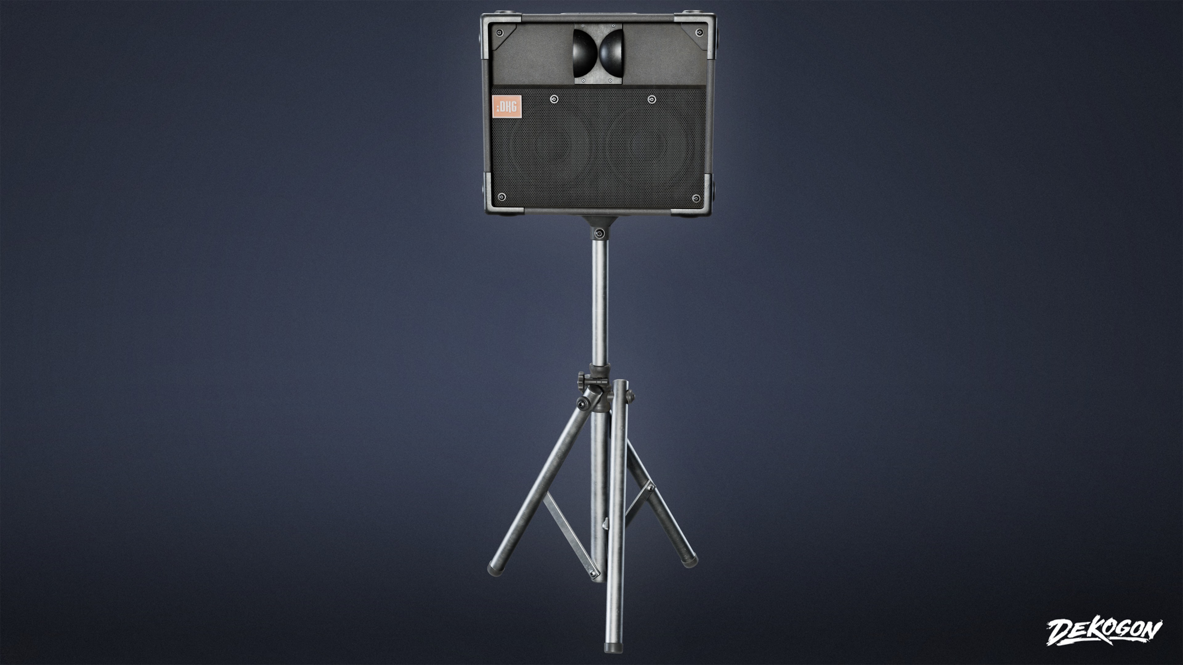 JOBSITE - Speaker Set 01 - LOW POLY AND NANITE Low-poly 3D model_1