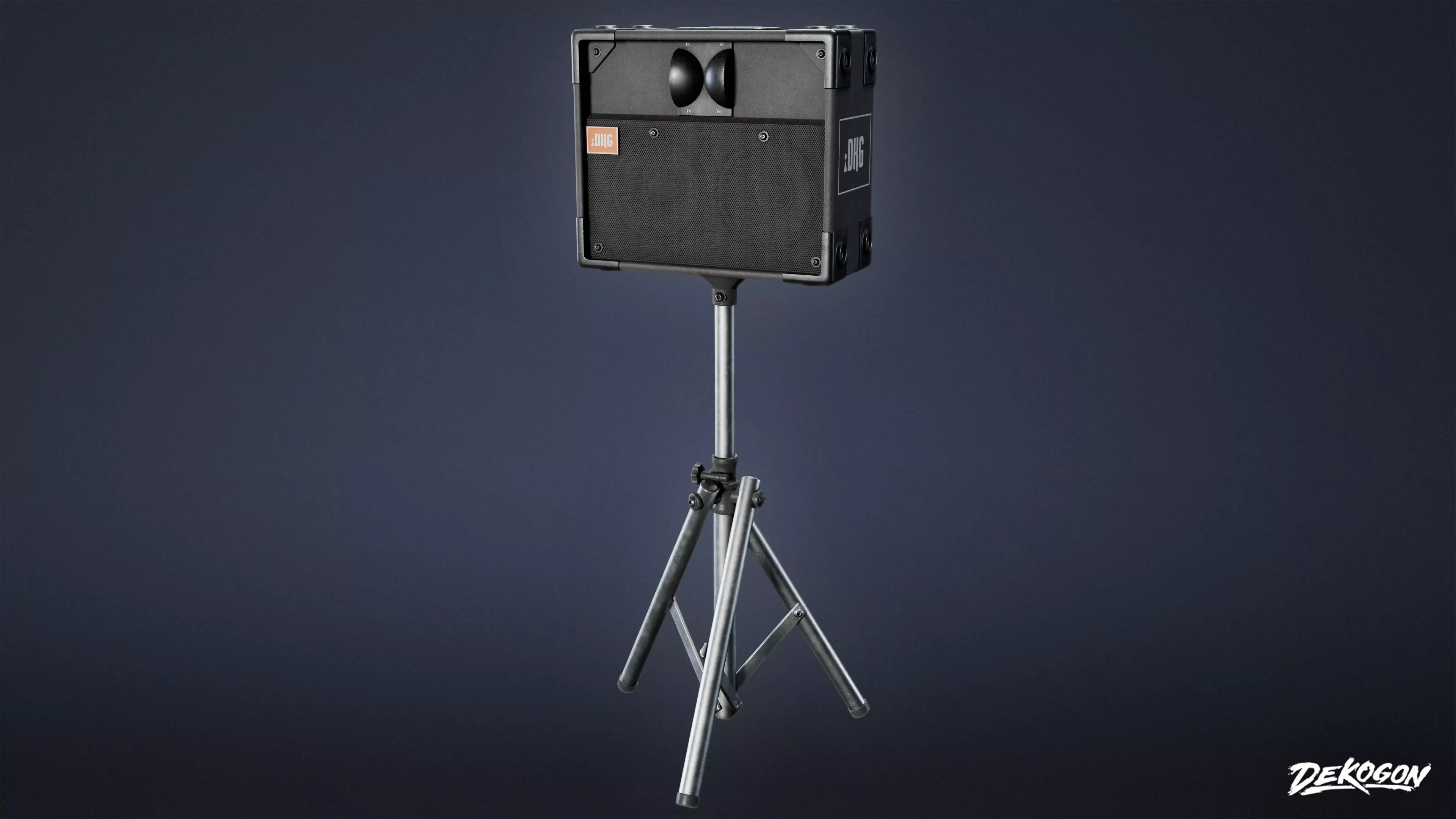 JOBSITE - Speaker Set 01 - LOW POLY AND NANITE Low-poly 3D model_0