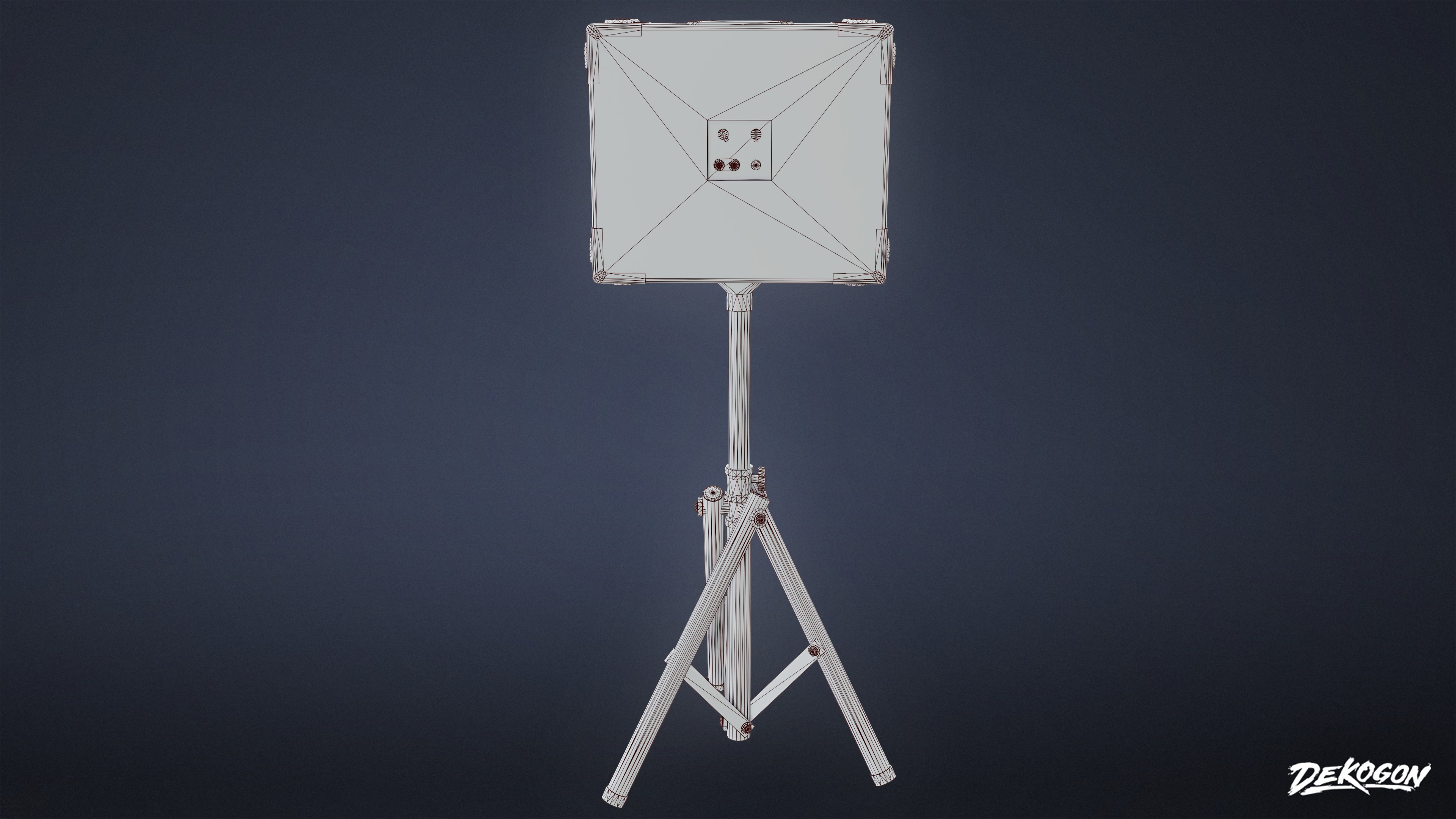 JOBSITE - Speaker Set 01 - LOW POLY AND NANITE Low-poly 3D model_9