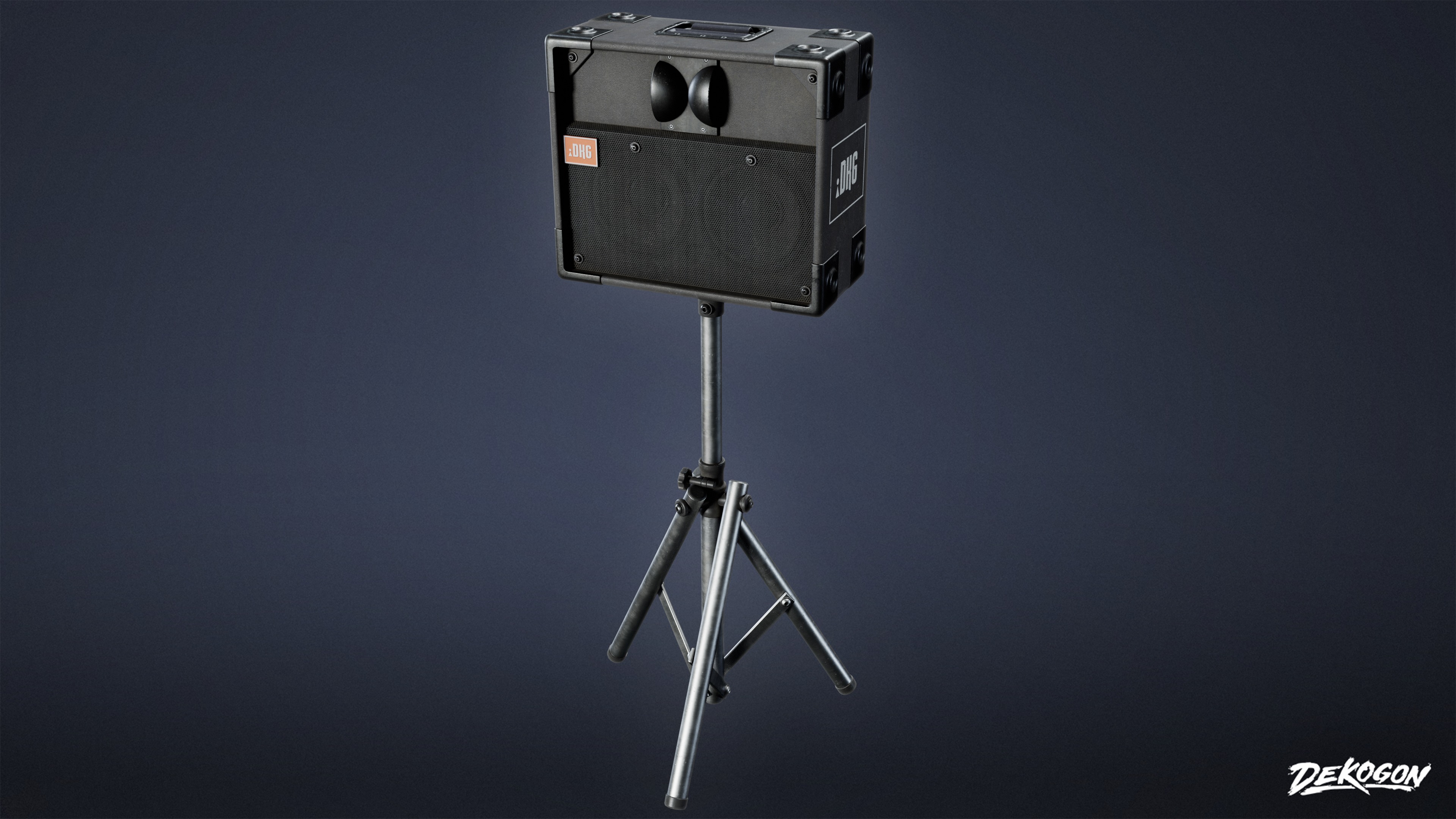 JOBSITE - Speaker Set 01 - LOW POLY AND NANITE Low-poly 3D model_4