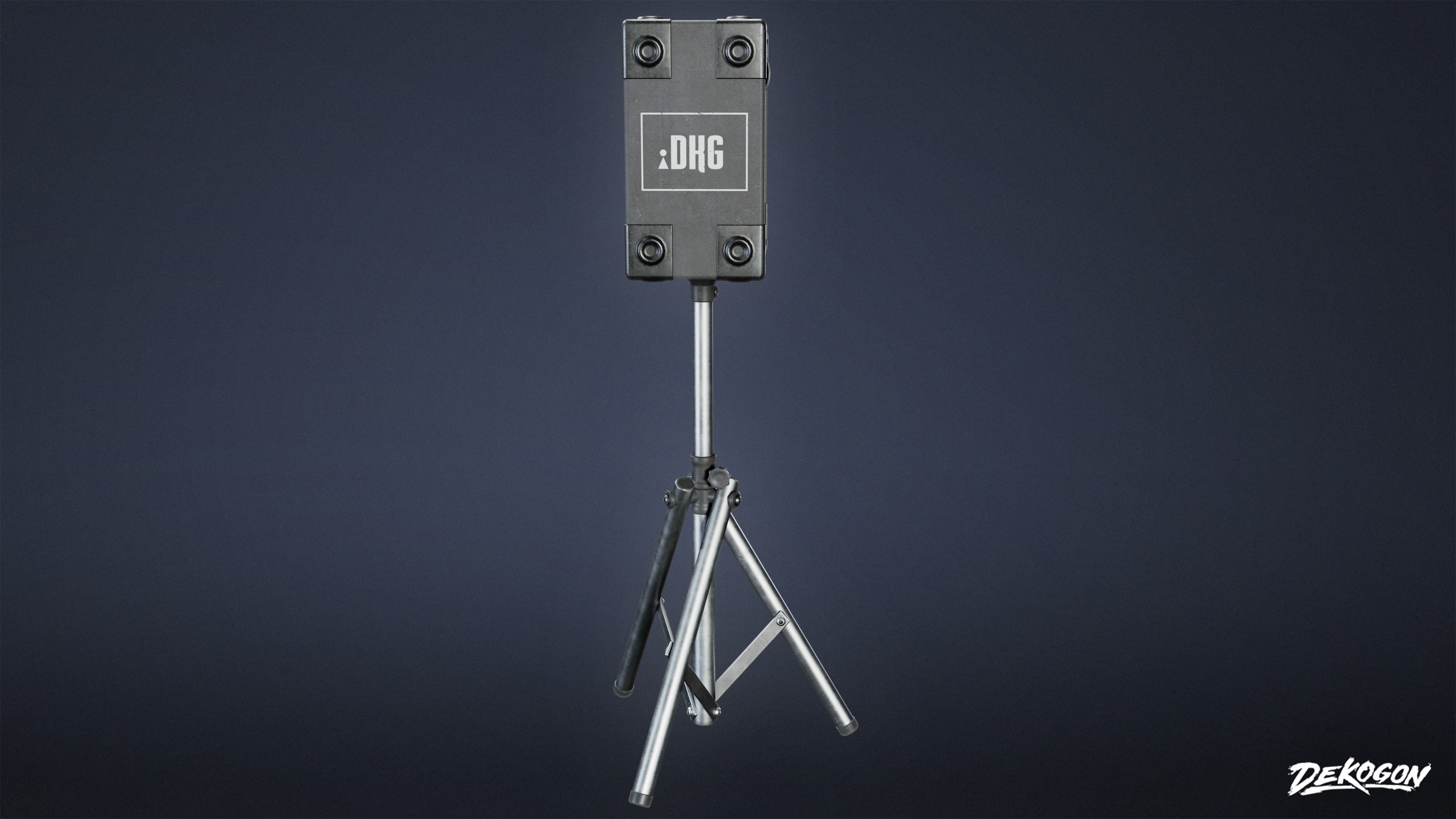 JOBSITE - Speaker Set 01 - LOW POLY AND NANITE Low-poly 3D model_2