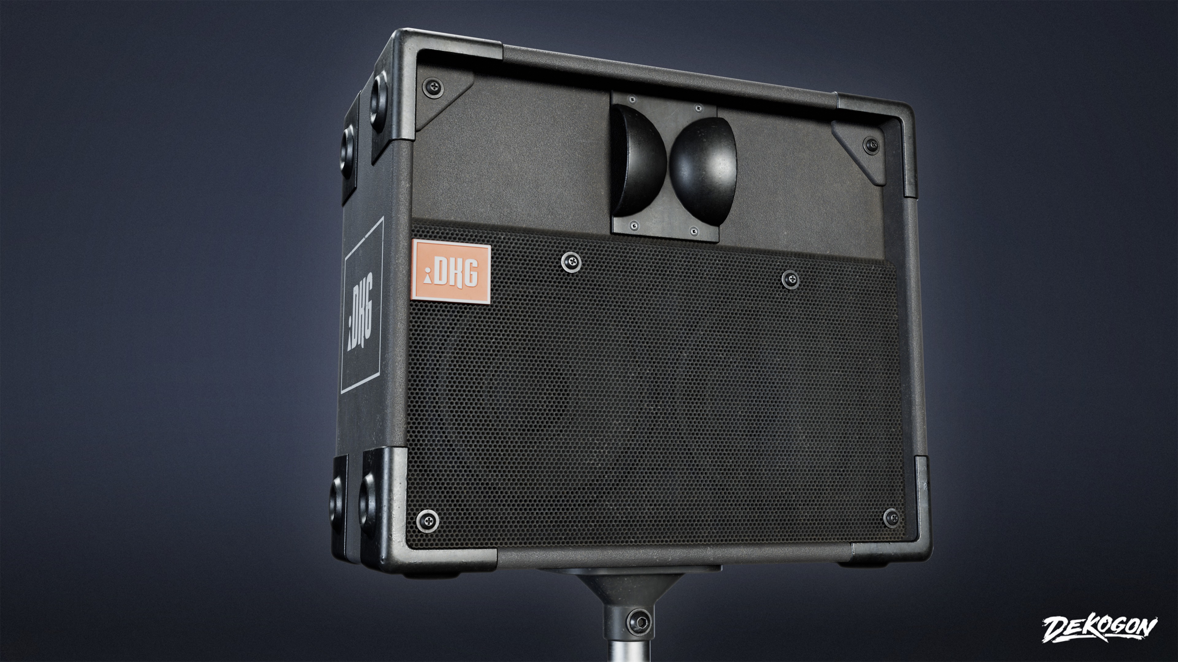 JOBSITE - Speaker Set 01 - LOW POLY AND NANITE Low-poly 3D model_6