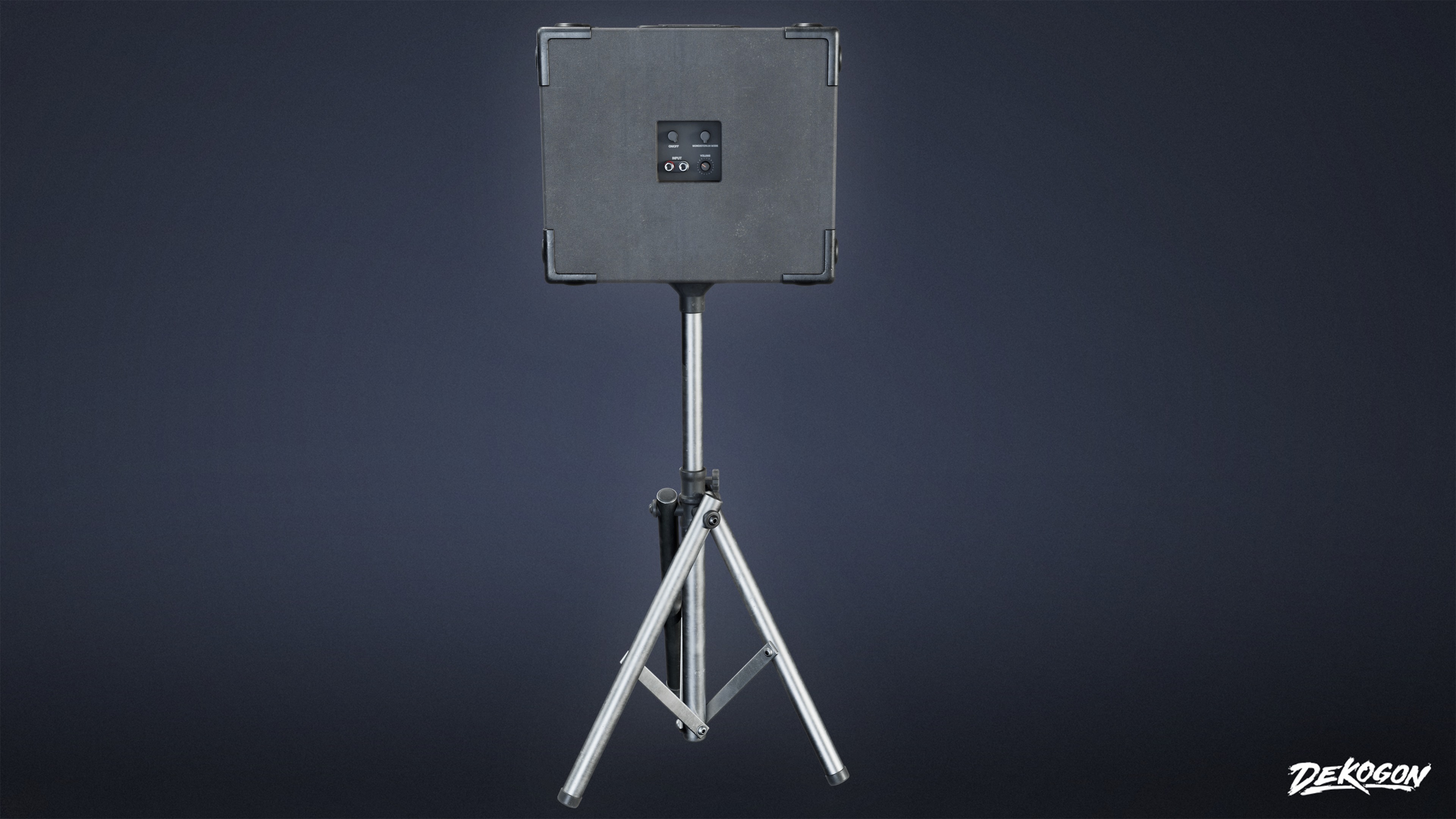 JOBSITE - Speaker Set 01 - LOW POLY AND NANITE Low-poly 3D model_3