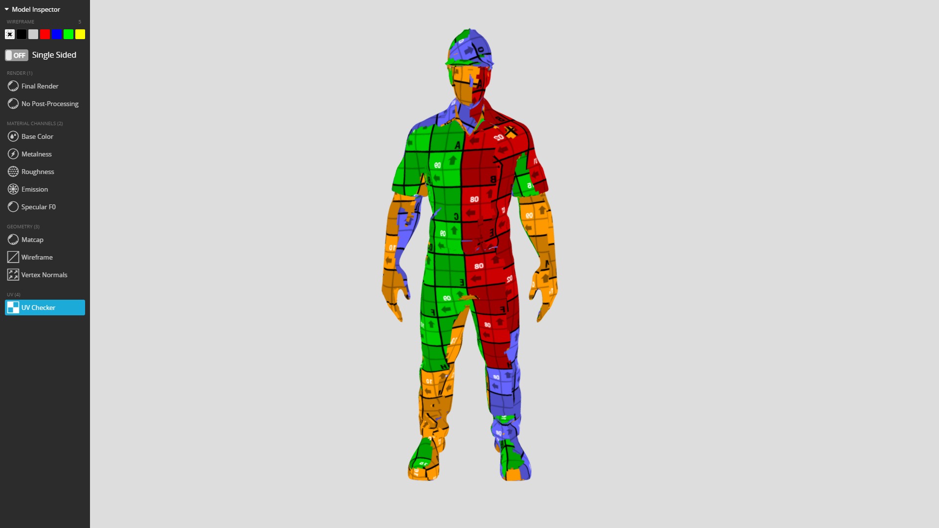 Rigged Animated Construction Worker Low-poly 3D model_24