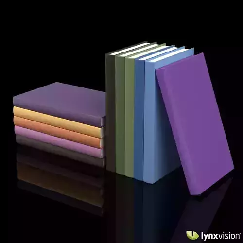 Hardcover Book Collection 3D model