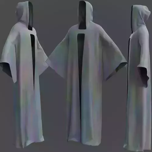 3D Mens Hooded Robe - Action Robe