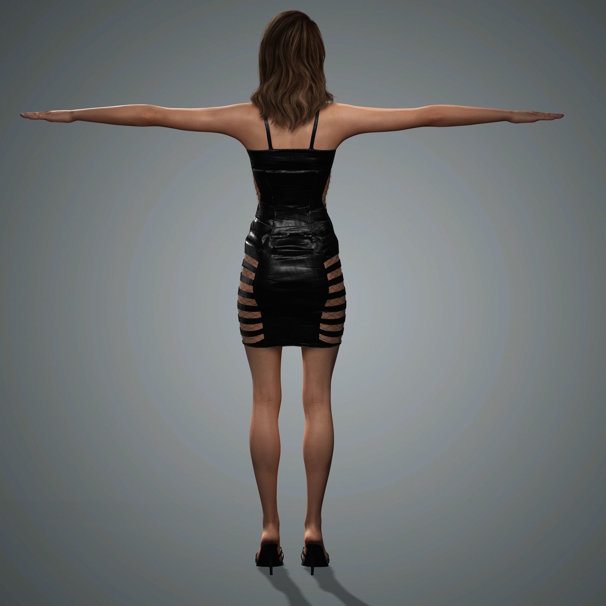 Natalie Portman Character 3D Model Low-poly 3D model_12