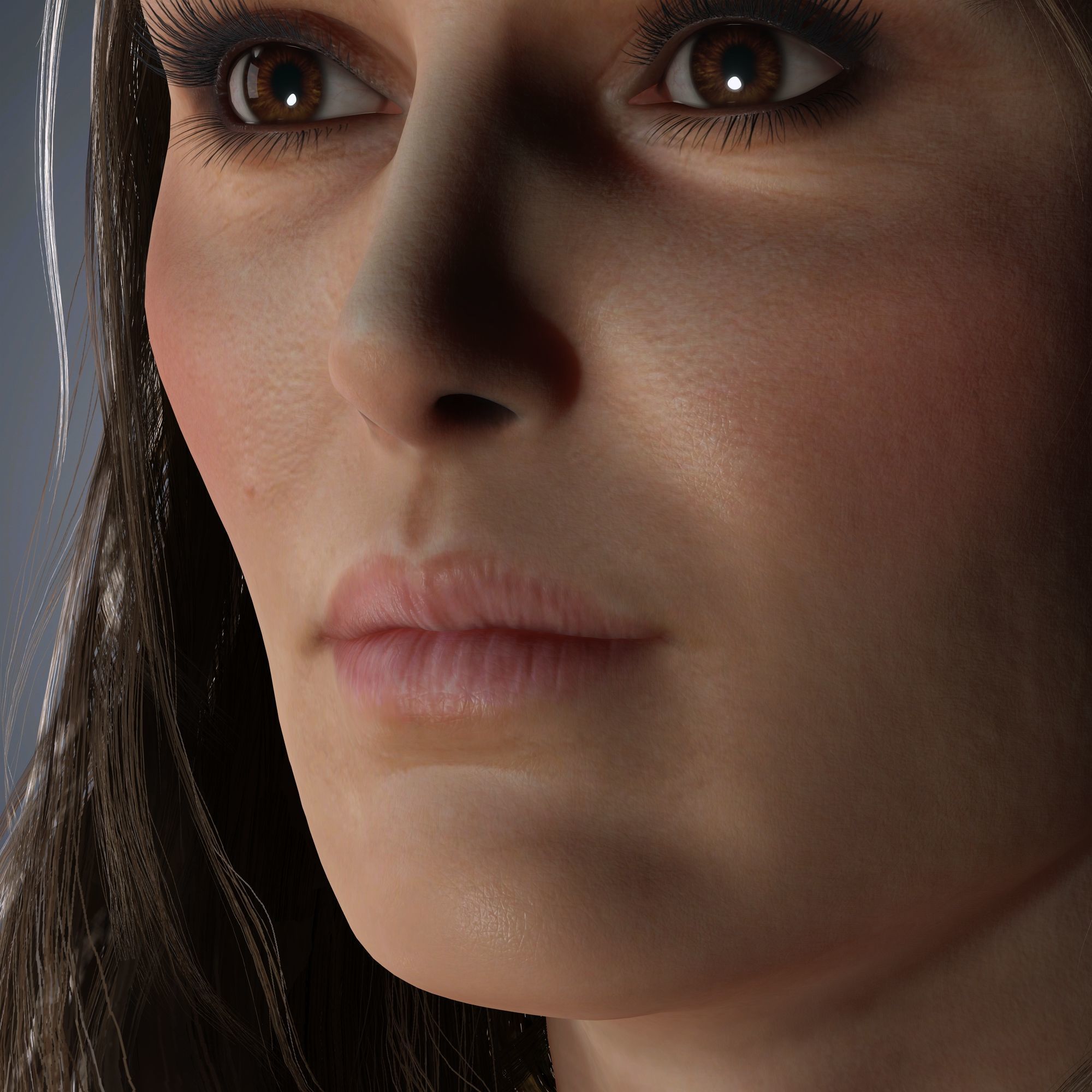 Natalie Portman Character 3D Model Low-poly 3D model_3