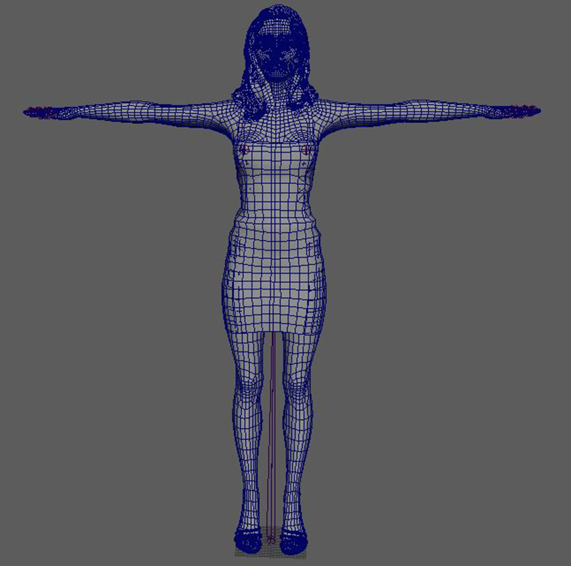 Natalie Portman Character 3D Model Low-poly 3D model_19