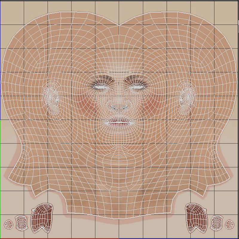 Natalie Portman Character 3D Model Low-poly 3D model_17