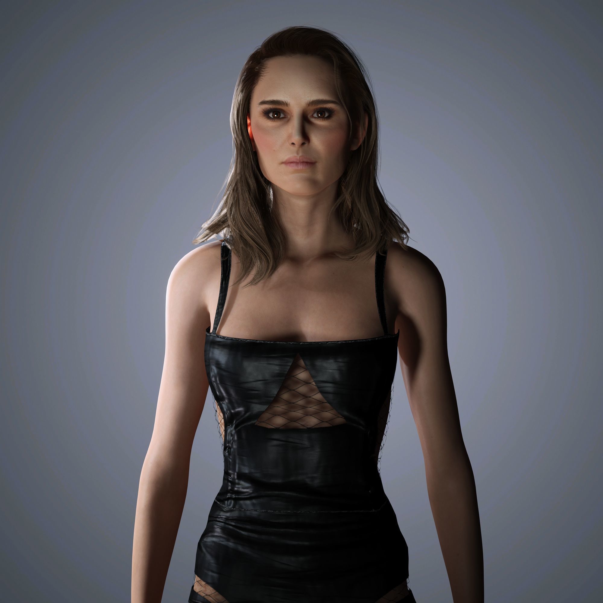 Natalie Portman Character 3D Model Low-poly 3D model_8