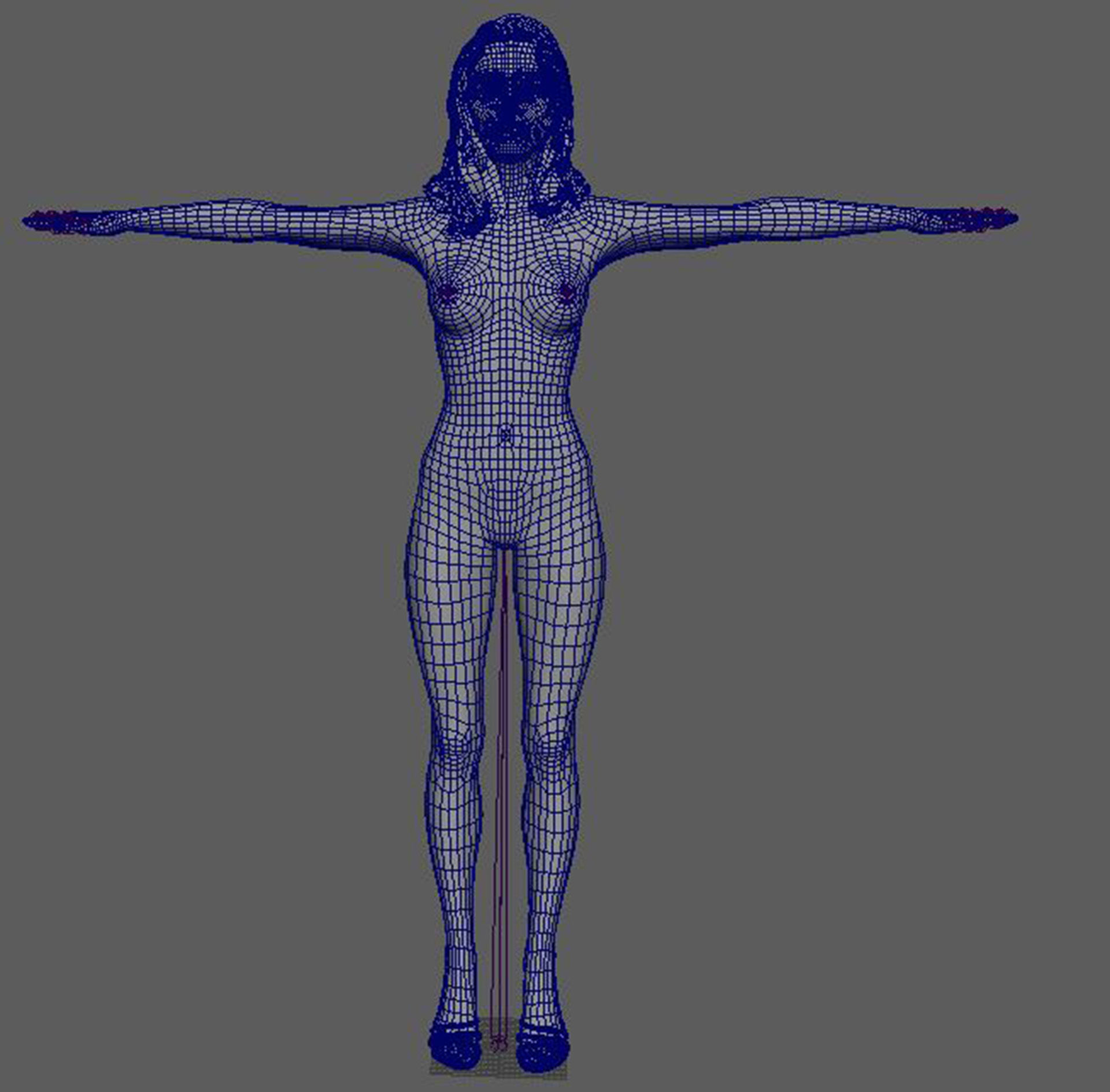 Natalie Portman Character 3D Model Low-poly 3D model_20