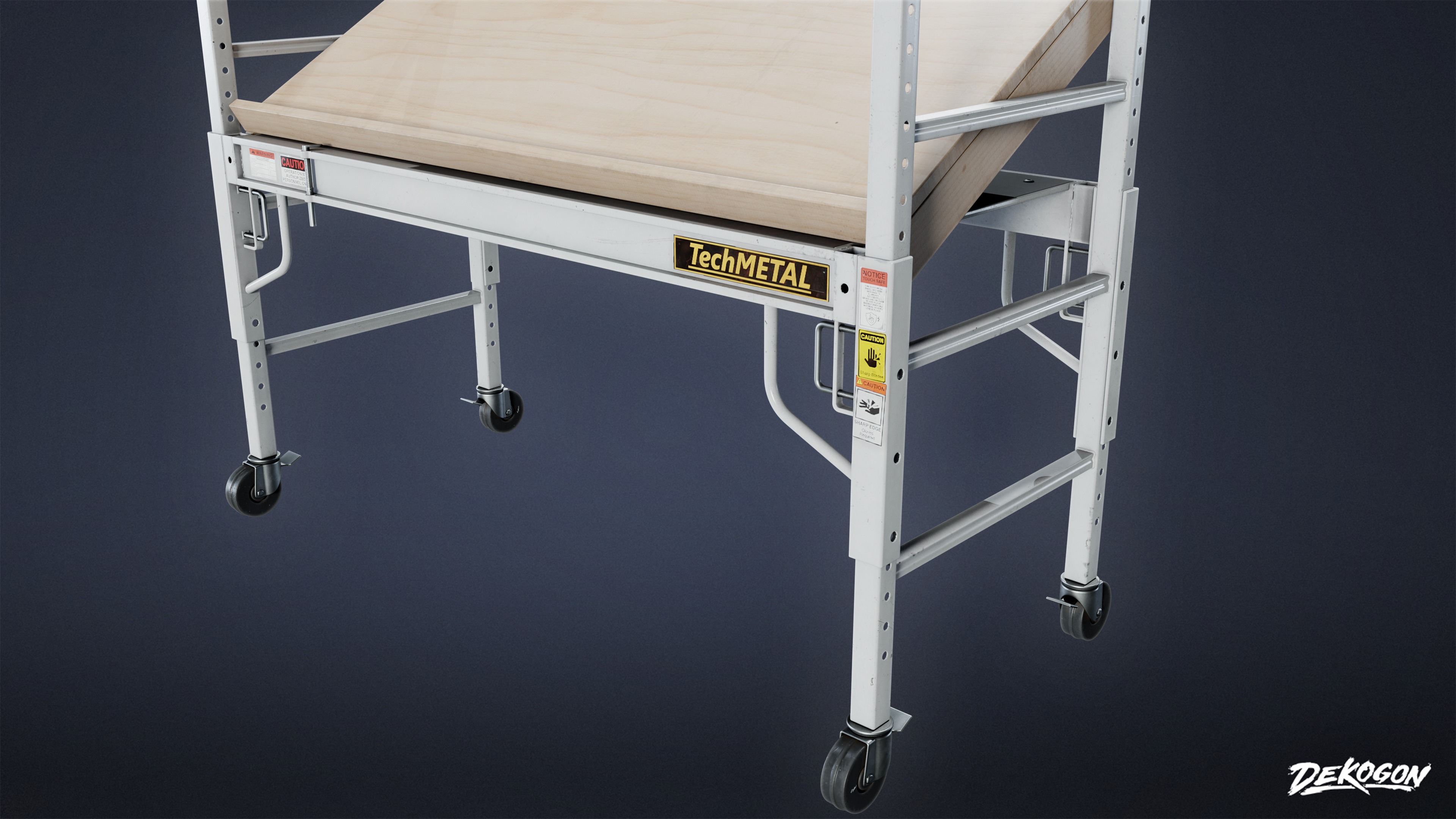 JOBSITE - Table Board 01 - LOW POLY AND NANITE Low-poly 3D model_6